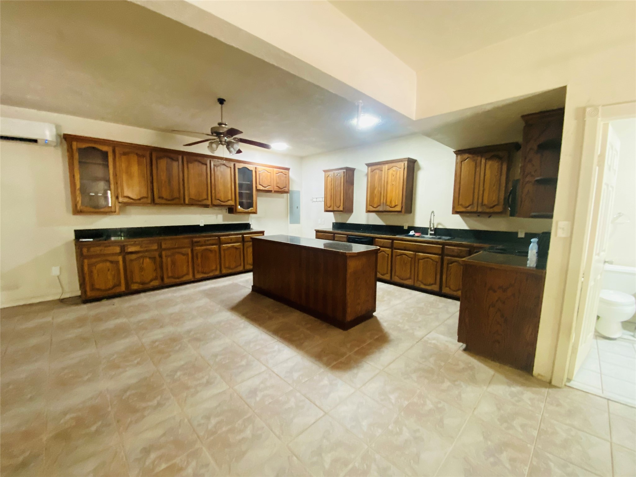 Kitchen & Dining with tile flooring Kitchen & Dining with tile flooring