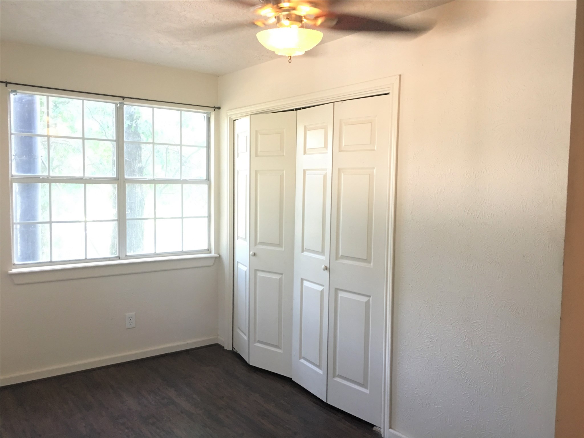 Bedroom 2 with double-door closet