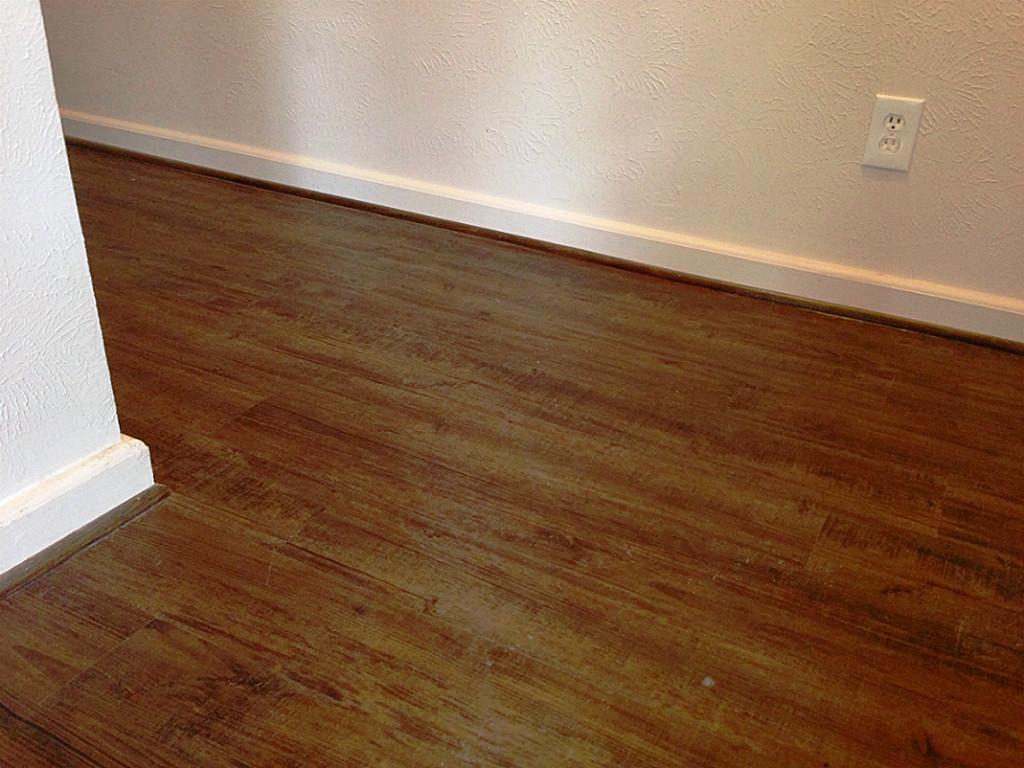 Wood-look flooring is easy care