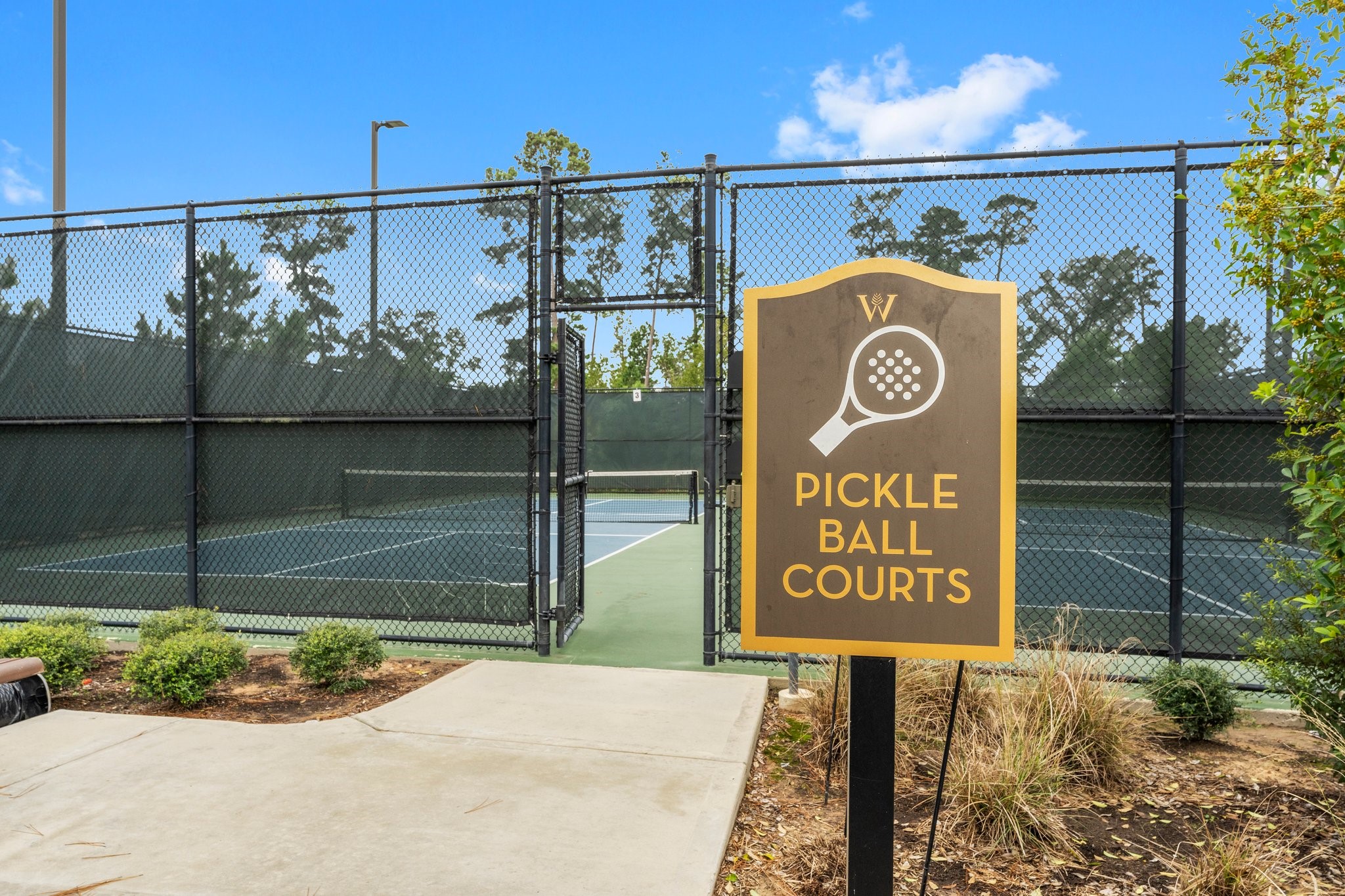 Pickleball court