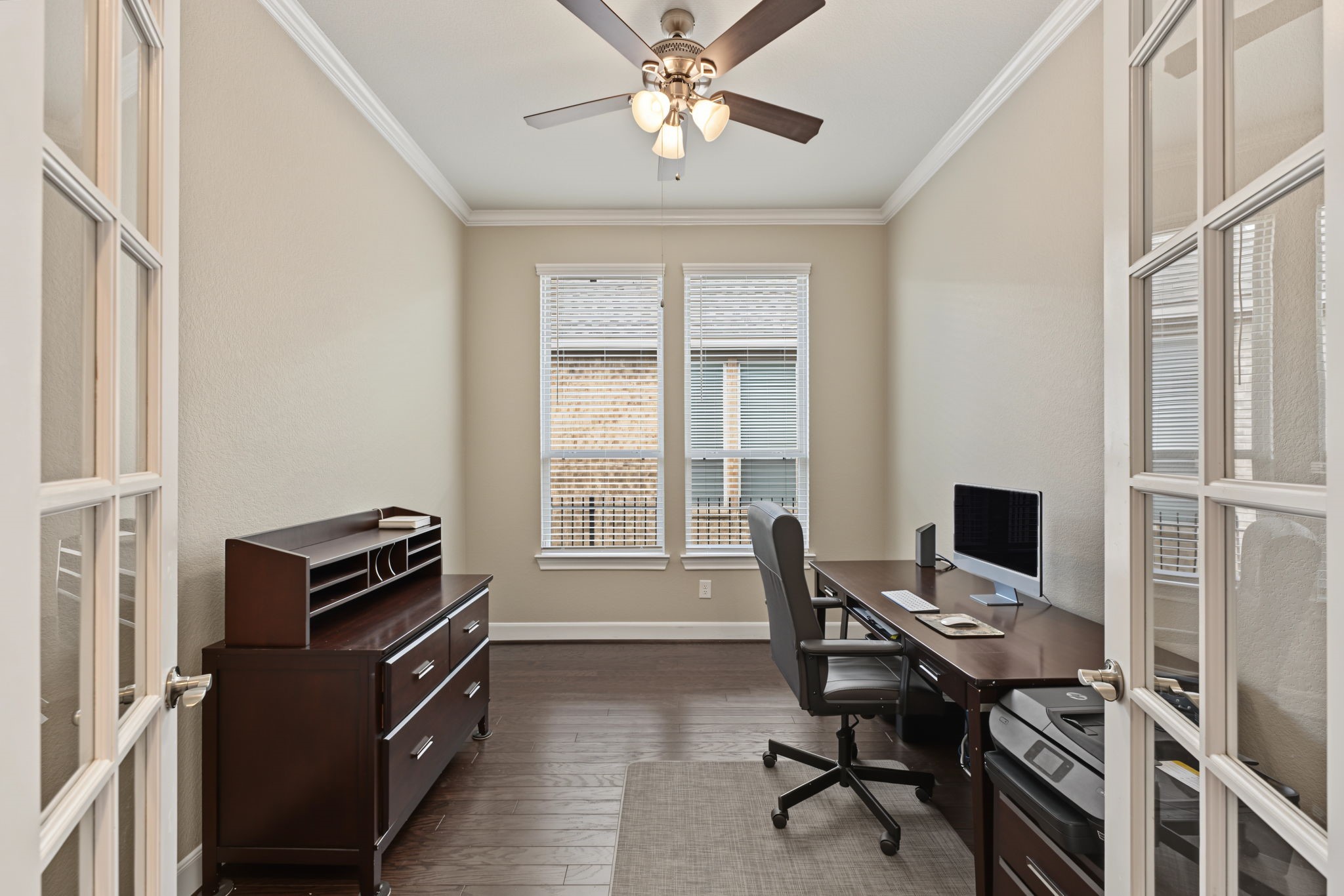 Light and bright home office/study