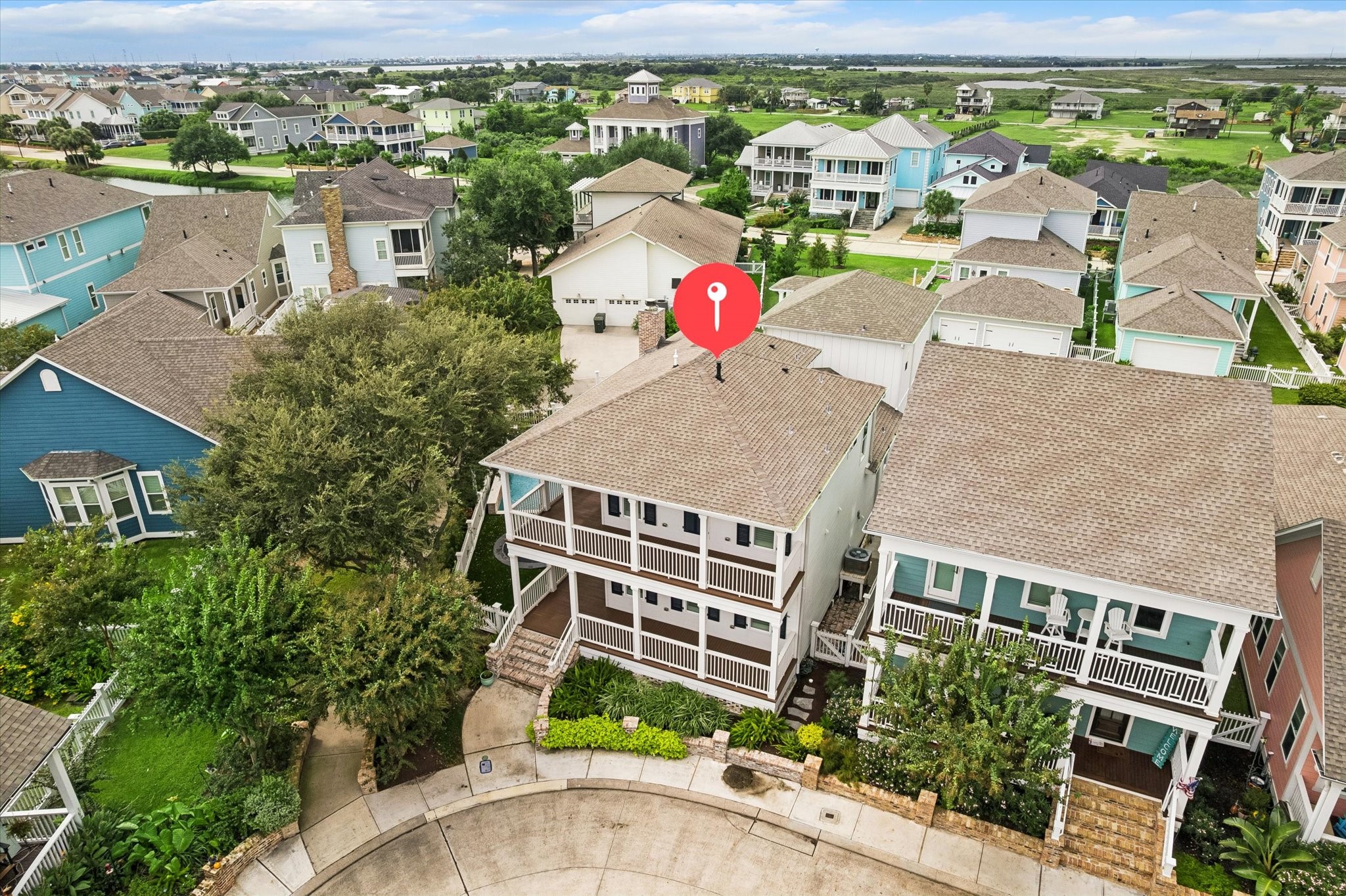 Drone of front profile