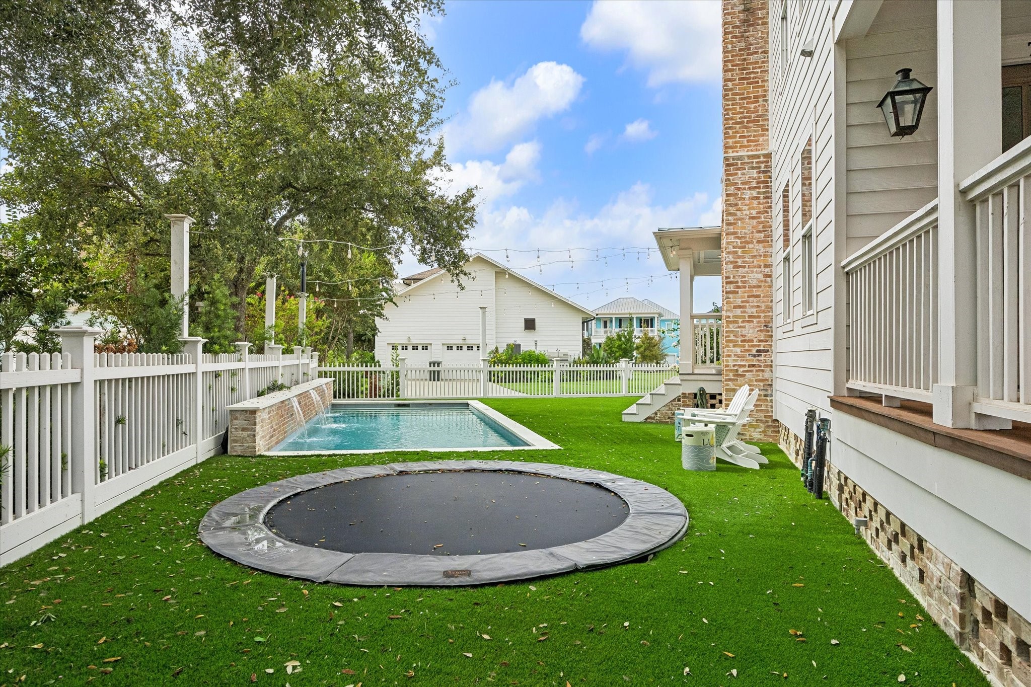 In ground trampoline