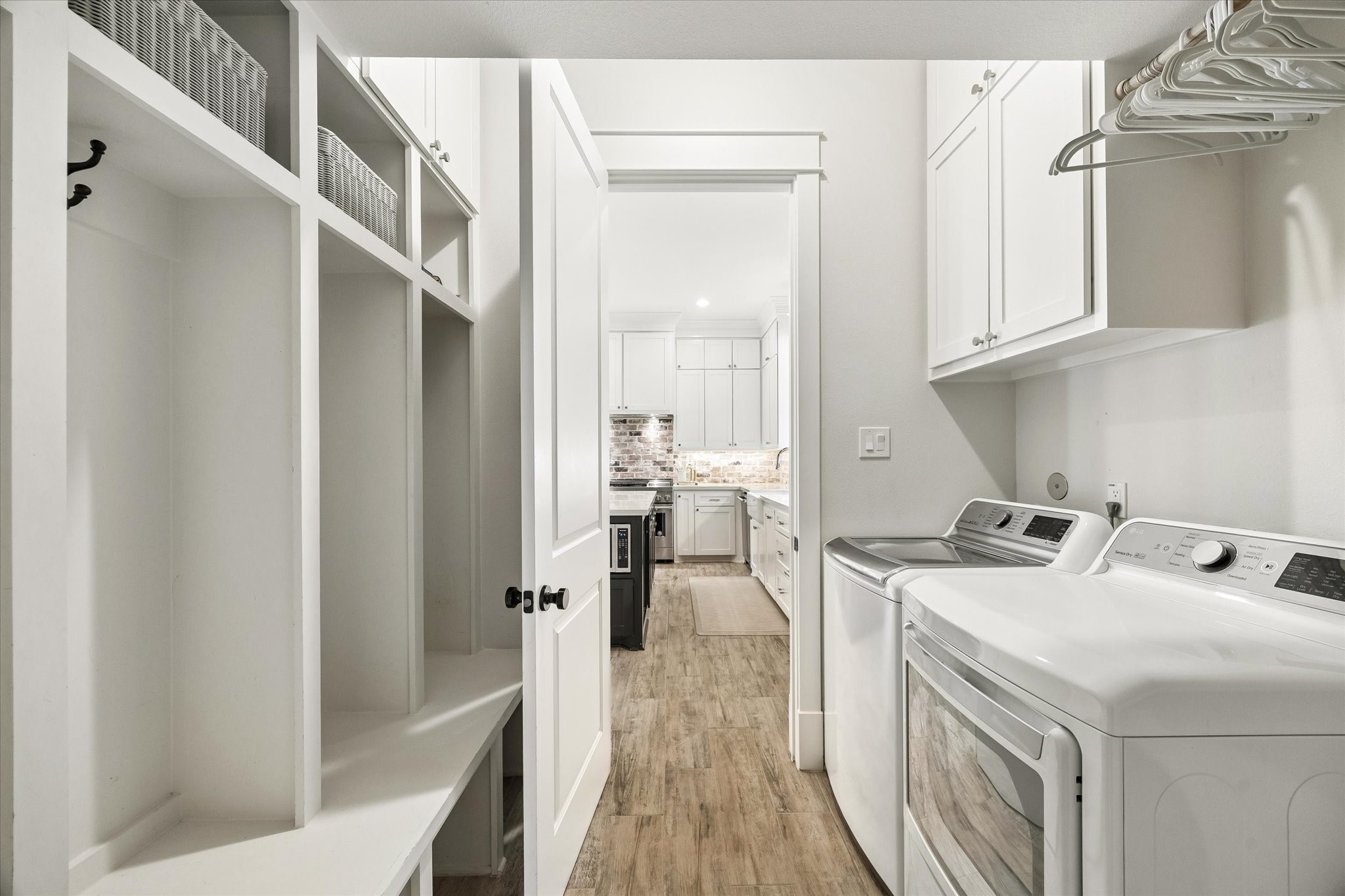 Built in for the mud/laundry room