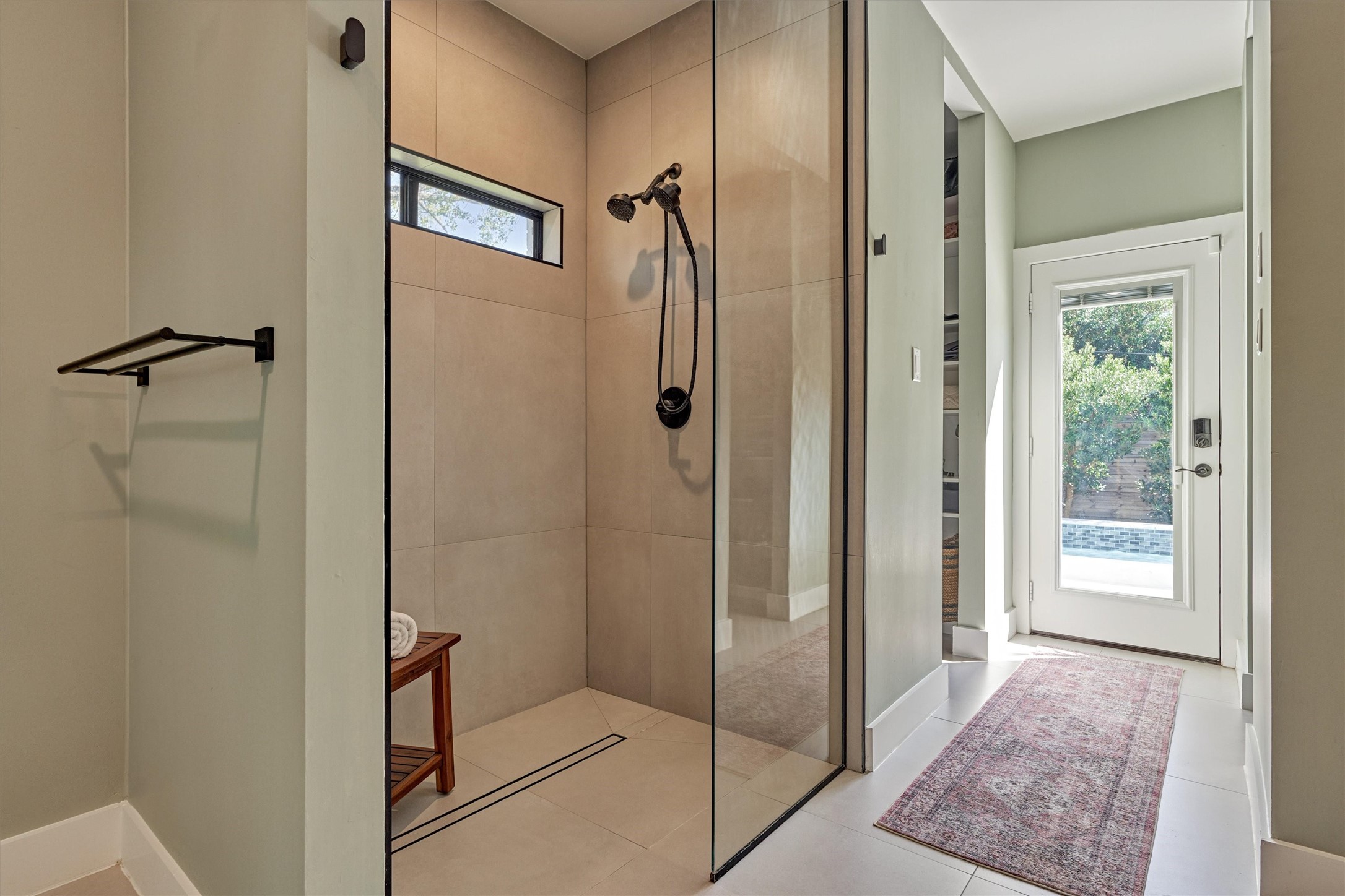 Spa-like bath is exceptional in design and this resort-like walk-in shower will make you feel like you are on vacation every day!