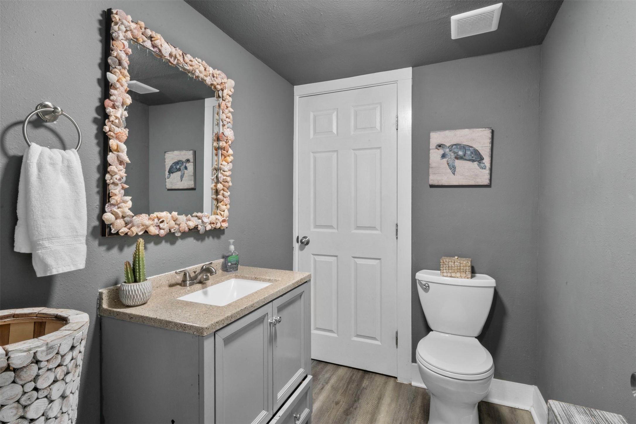 Half bathroom on the 1st floor.
