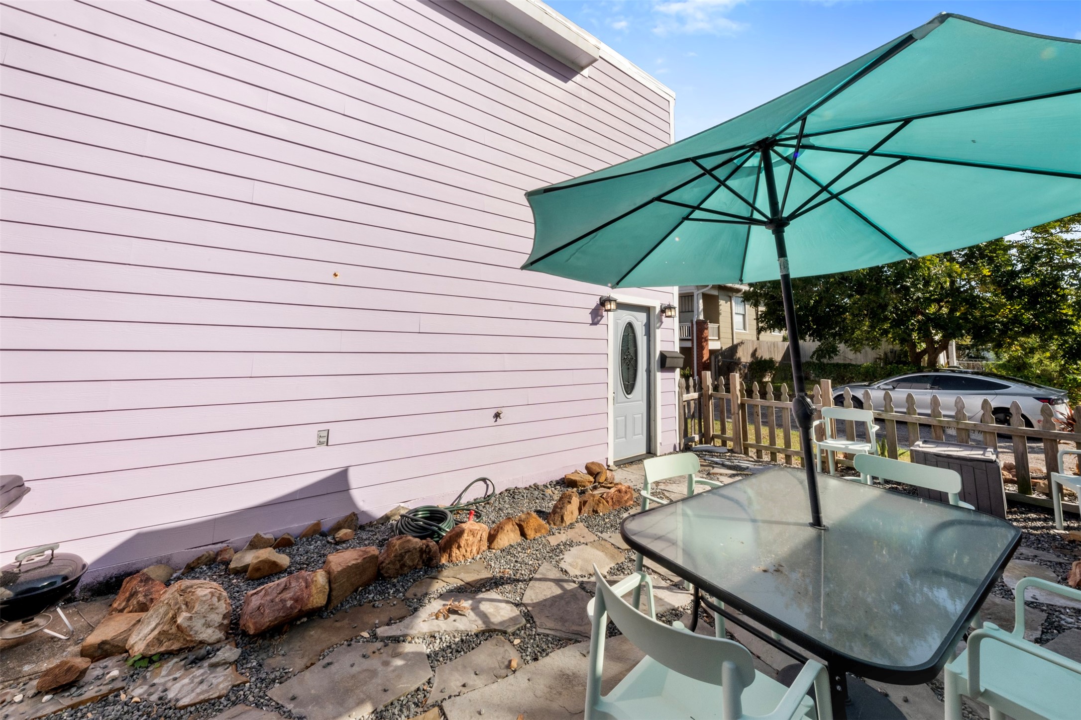 Nice, relaxing outdoor area for your quiet enjoyment.