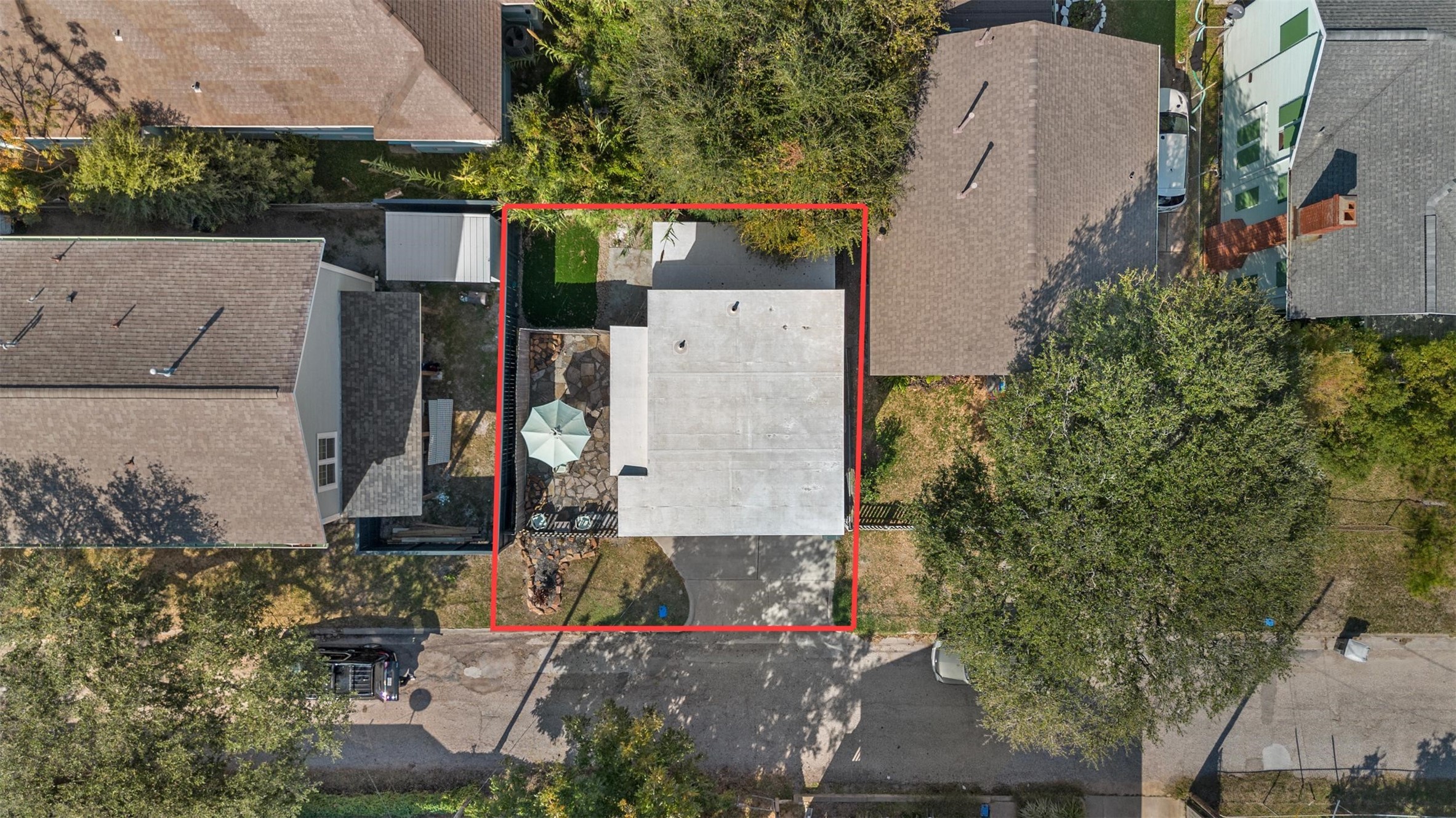 Not actual property lines.