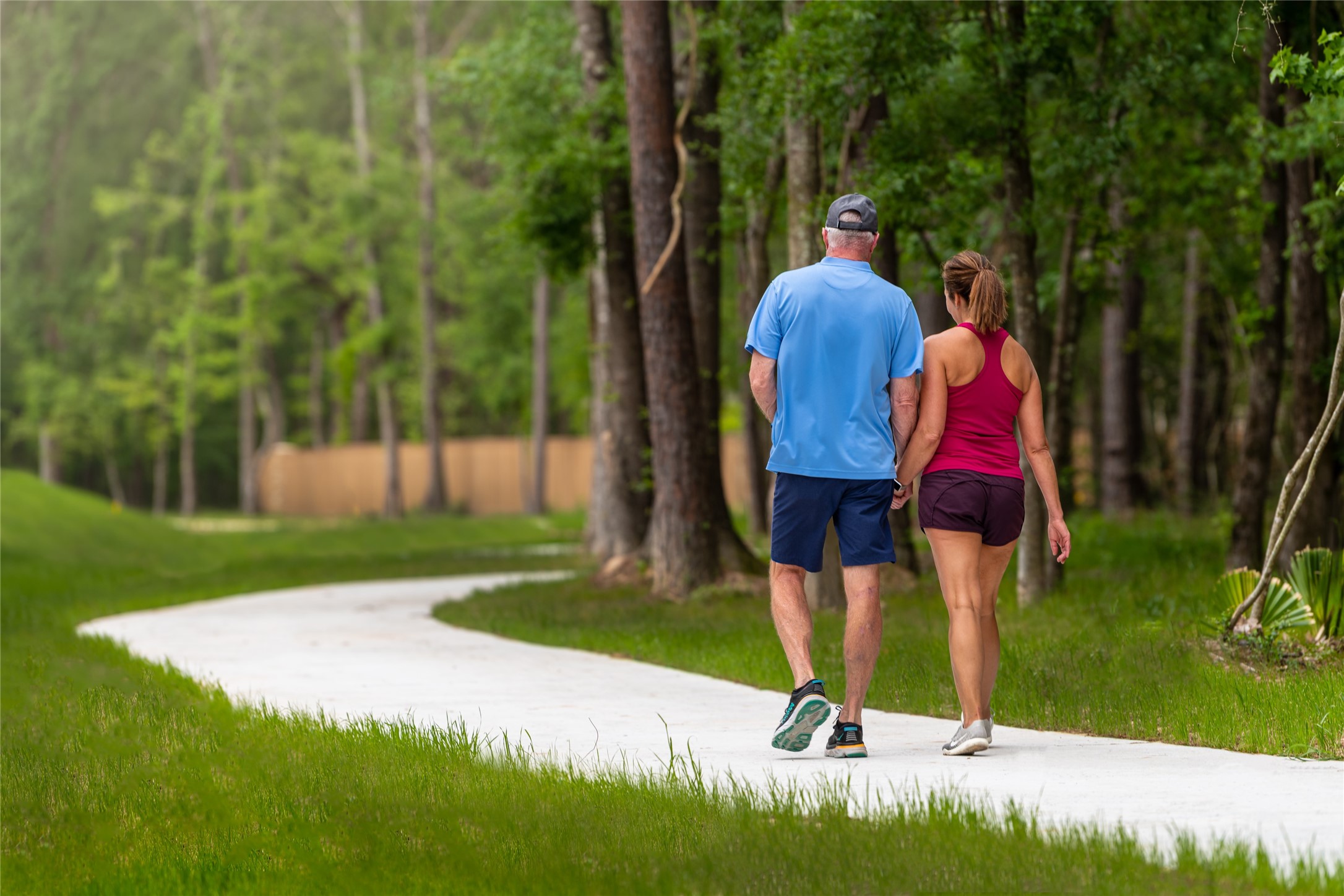 Over 30 miles of interconnected hiking and biking trails, a 200-acre nature preserve, and several lakes for fishing, kayaking, and paddleboarding.
