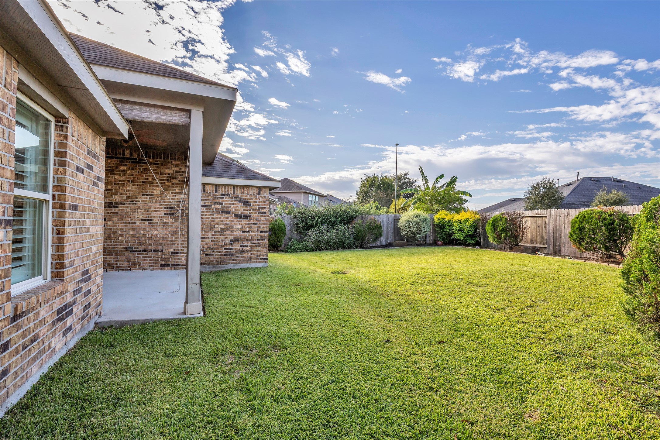 Landscaped Back Yard