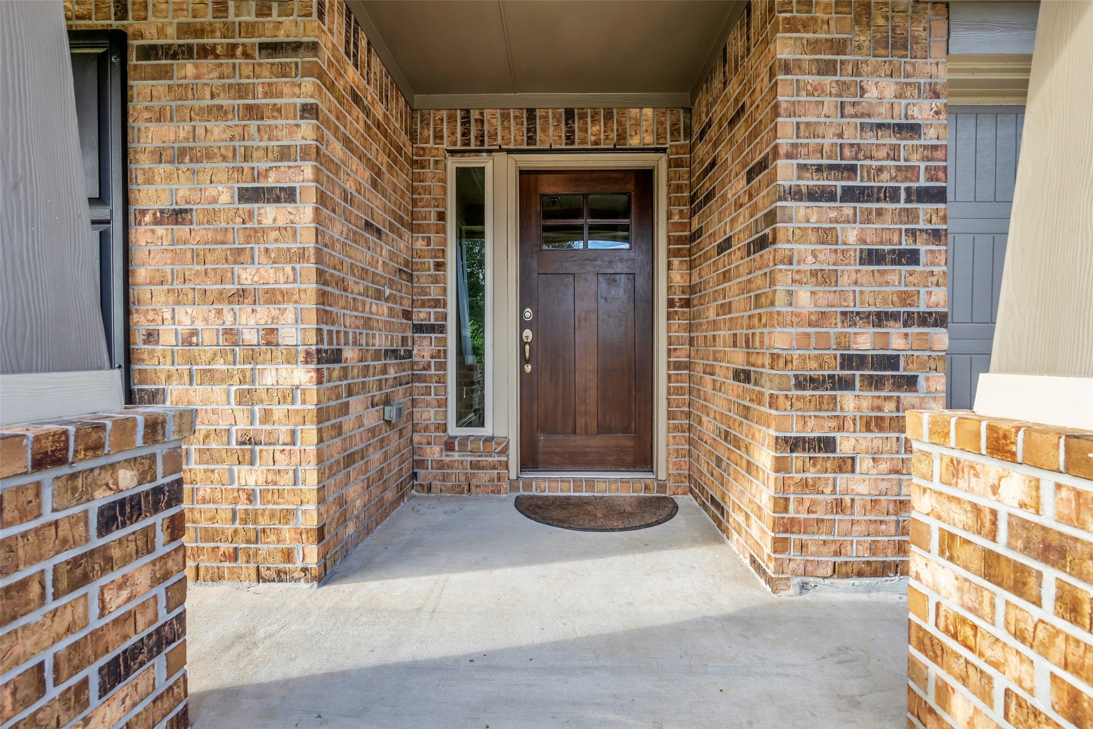 Covered front Entry
