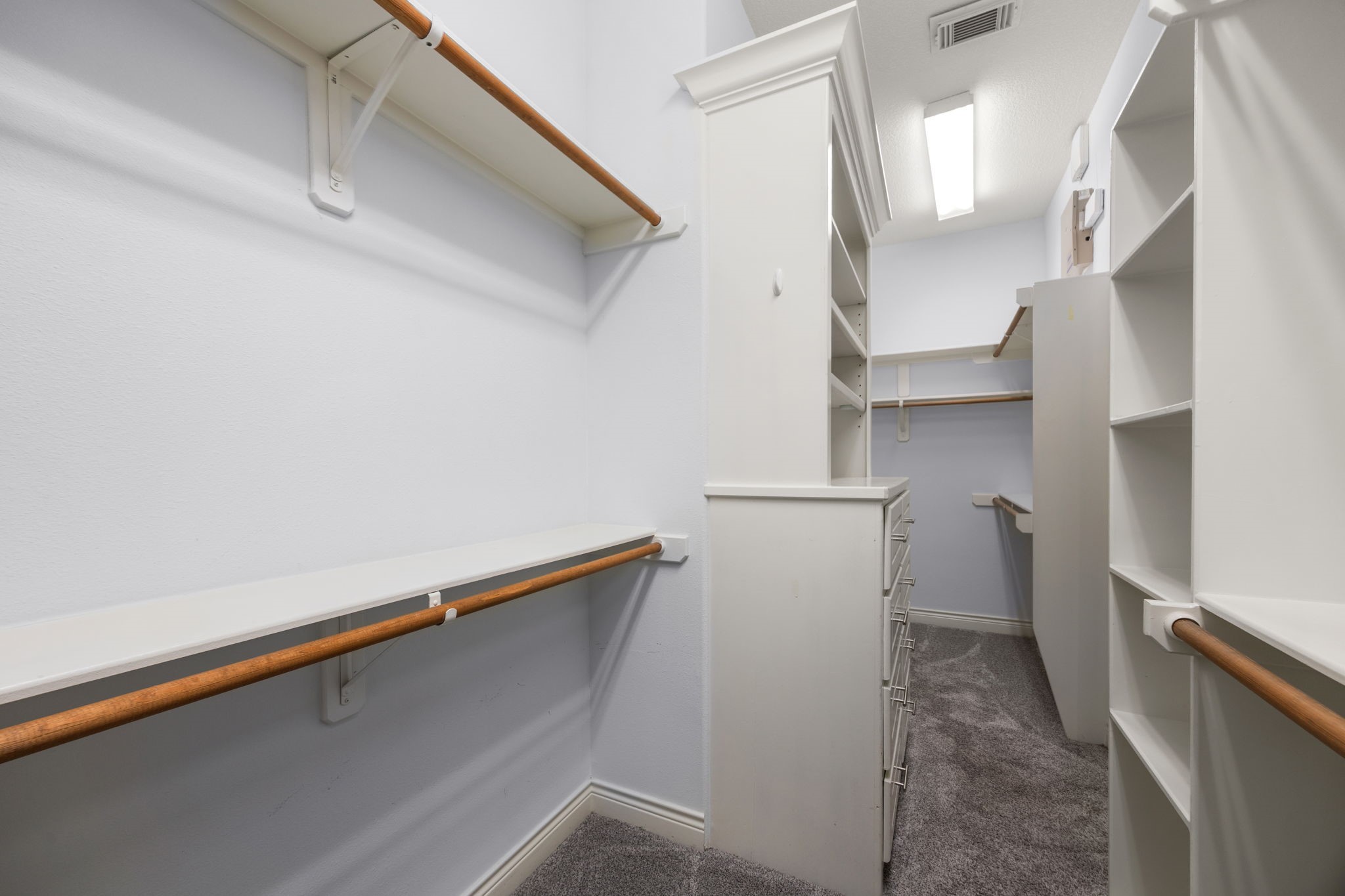 Primary closet