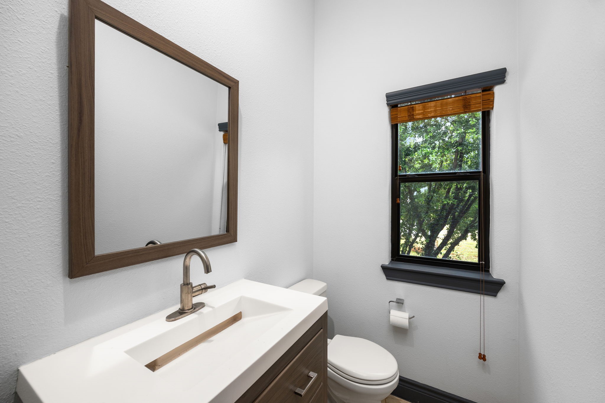 Half bath second floor