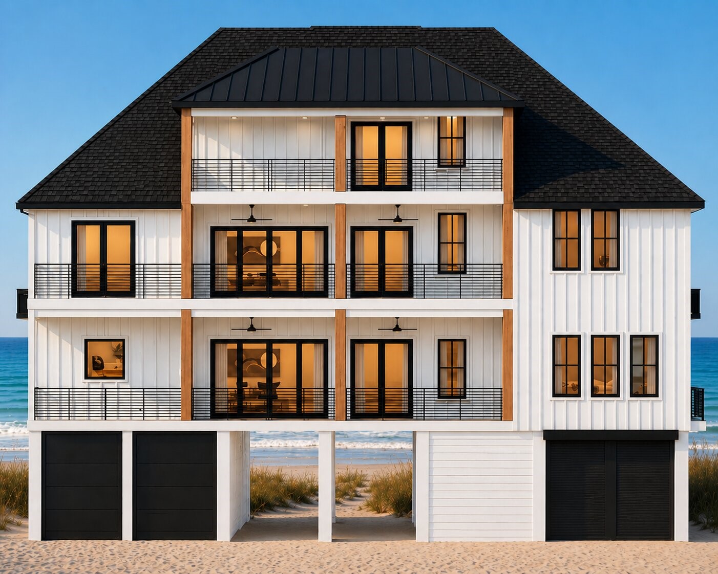 Rendering of back view