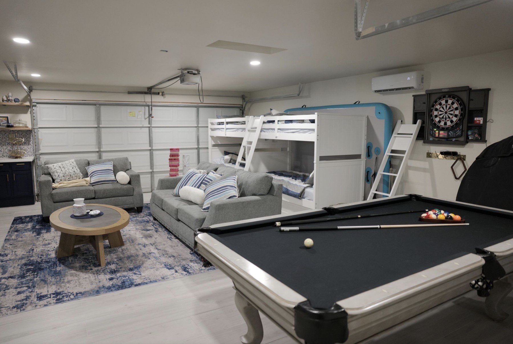 Built-out garage!
