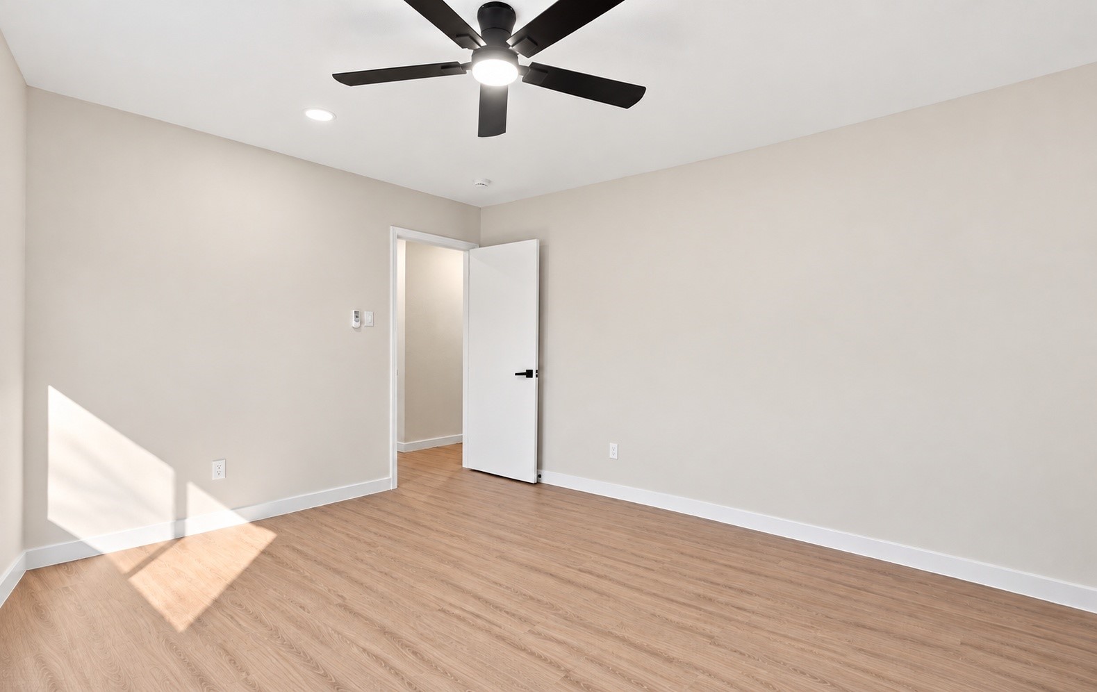 Another angle of the primary bedroom
