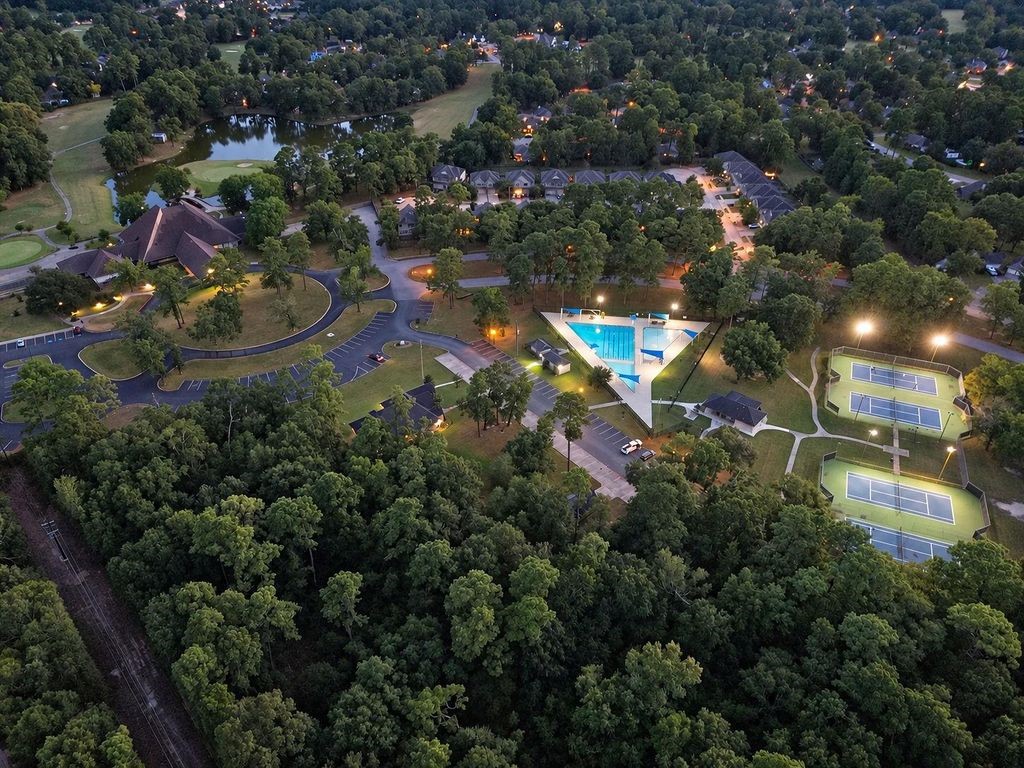 A drone shot over the community of Newport!