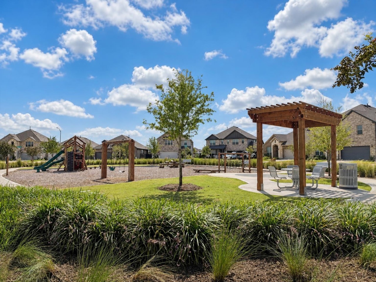 Playground is walking distance from the home!
