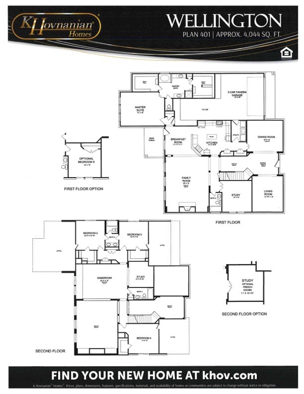 K.Hhov Wellington Floor Plan