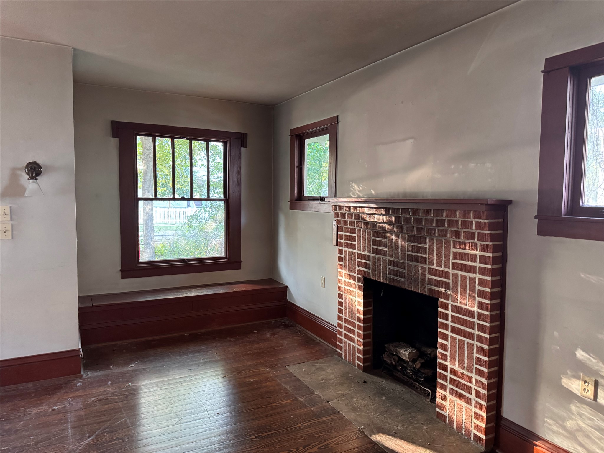 Living Room with Window Seat