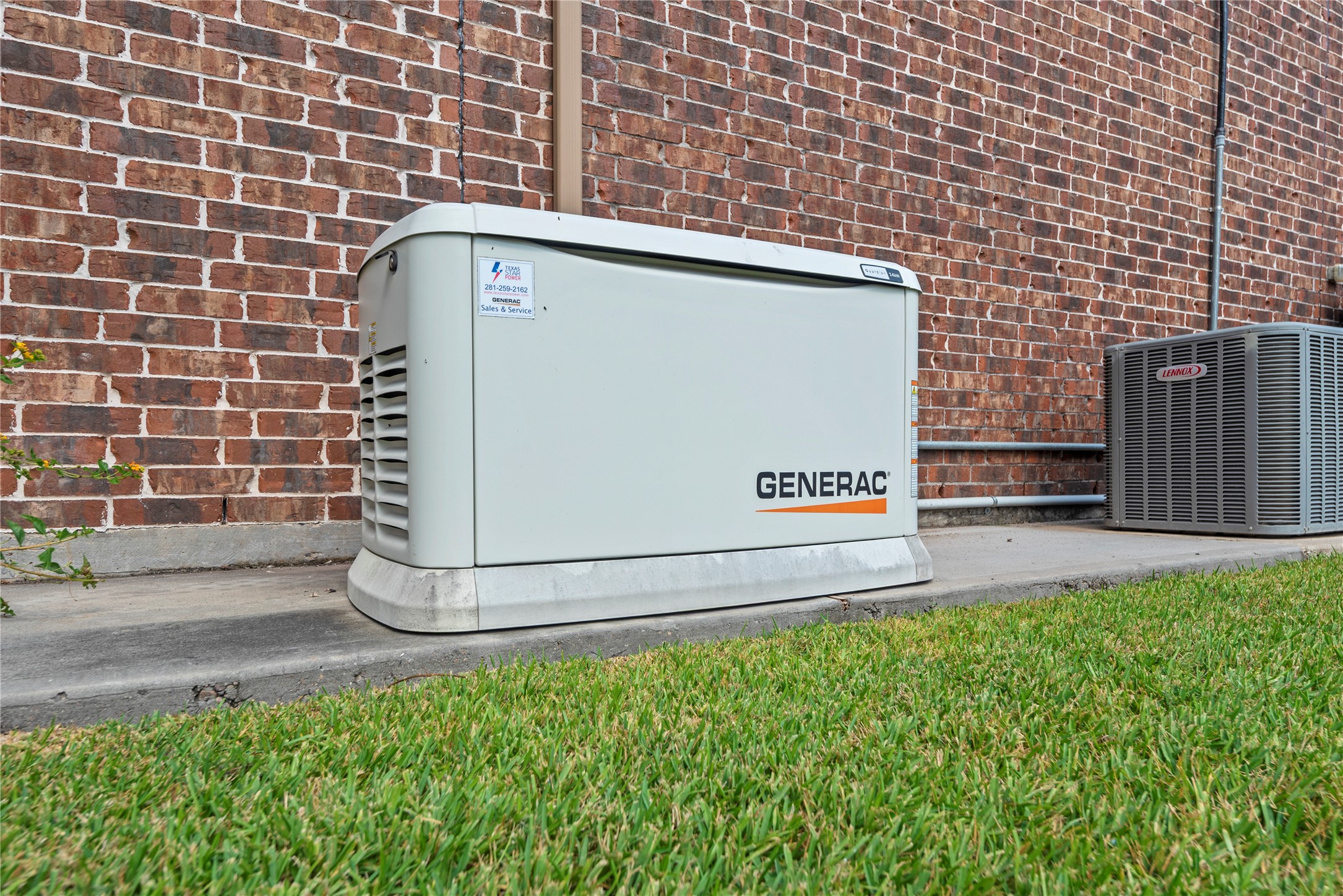 Whole-home standby generator providing added convenience and peace of mind.