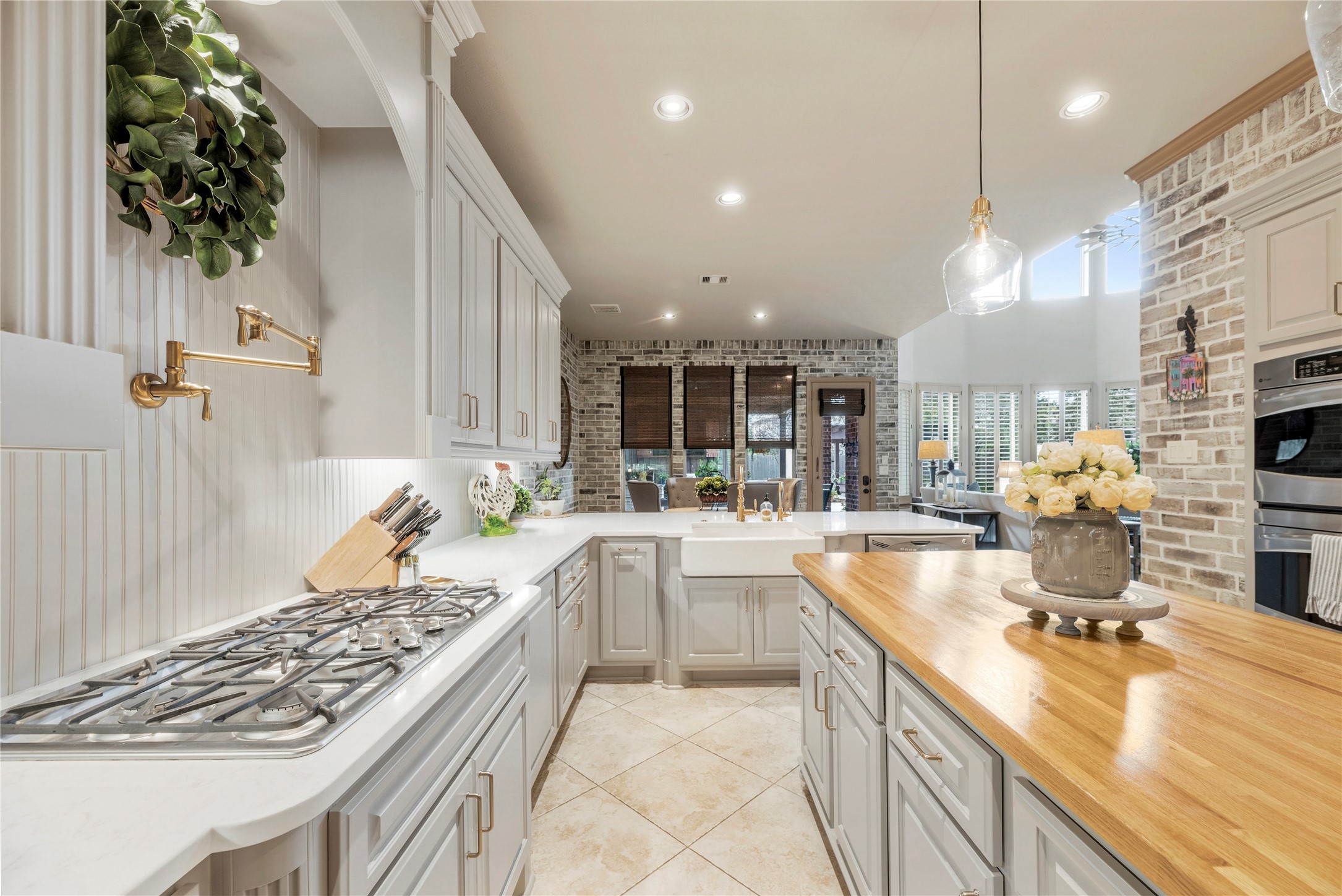Another view highlighting the kitchen's functional layout.