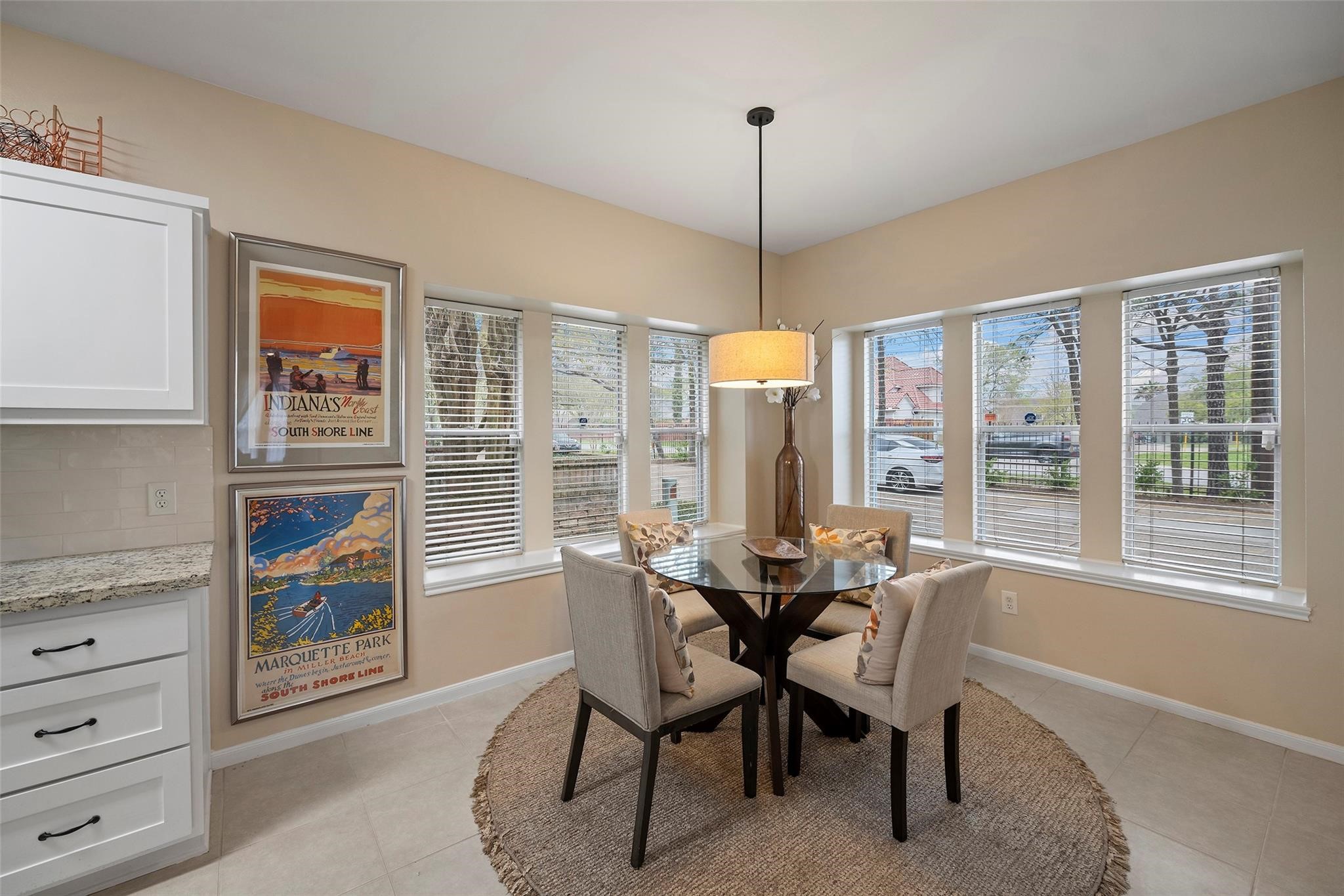 Breakfast Room with Window Seats