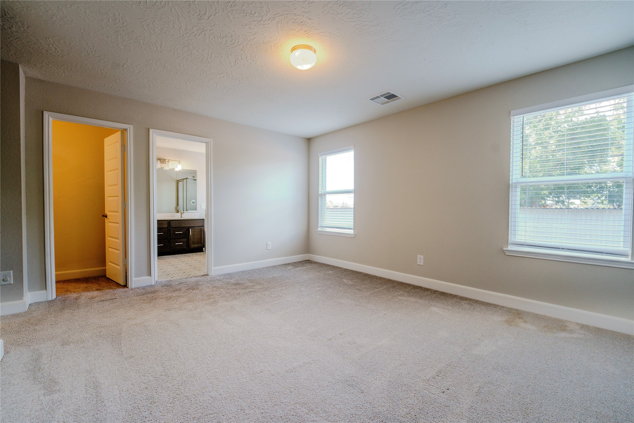 Primary bedroom with en suite bathroom