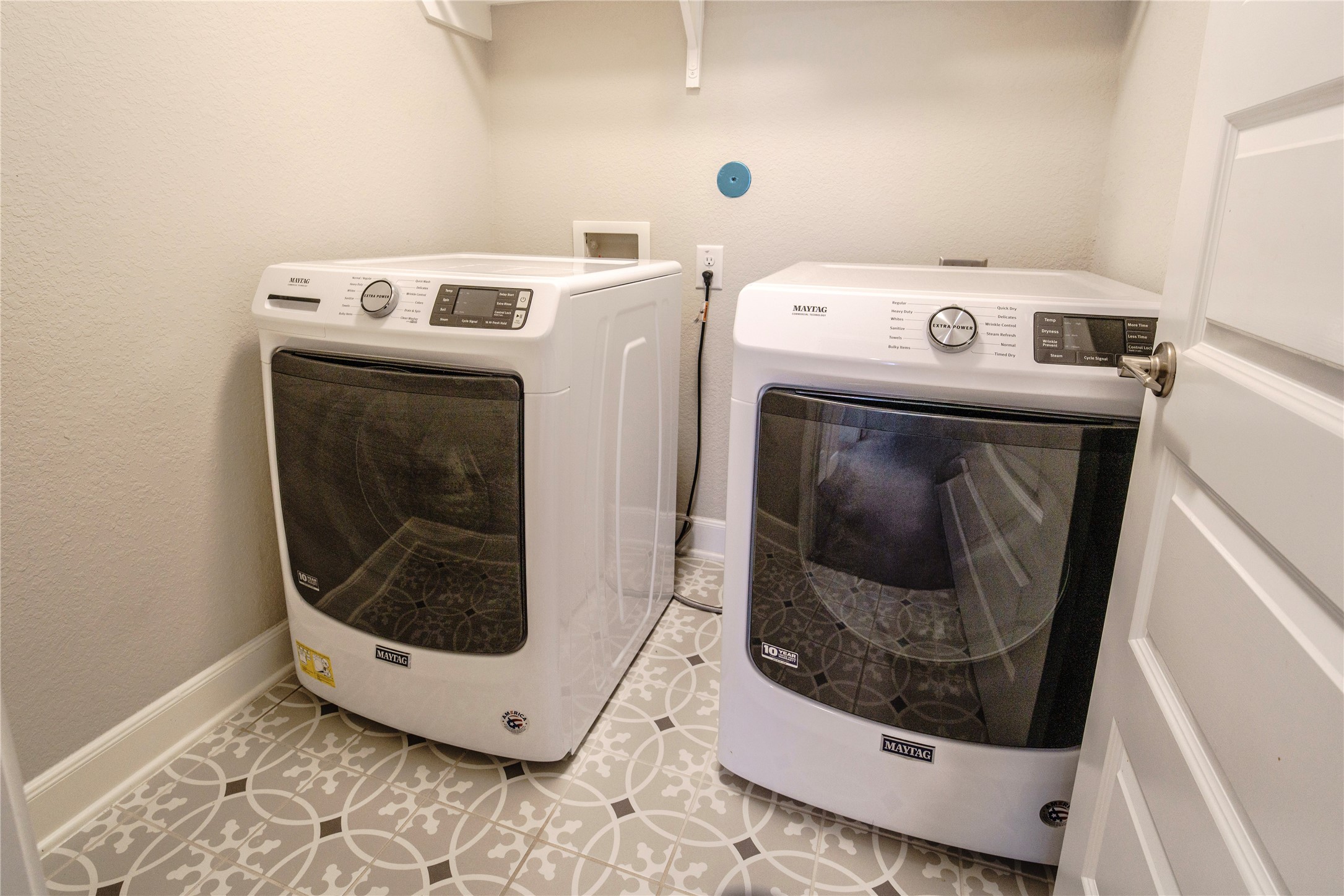 Upstairs laundry room