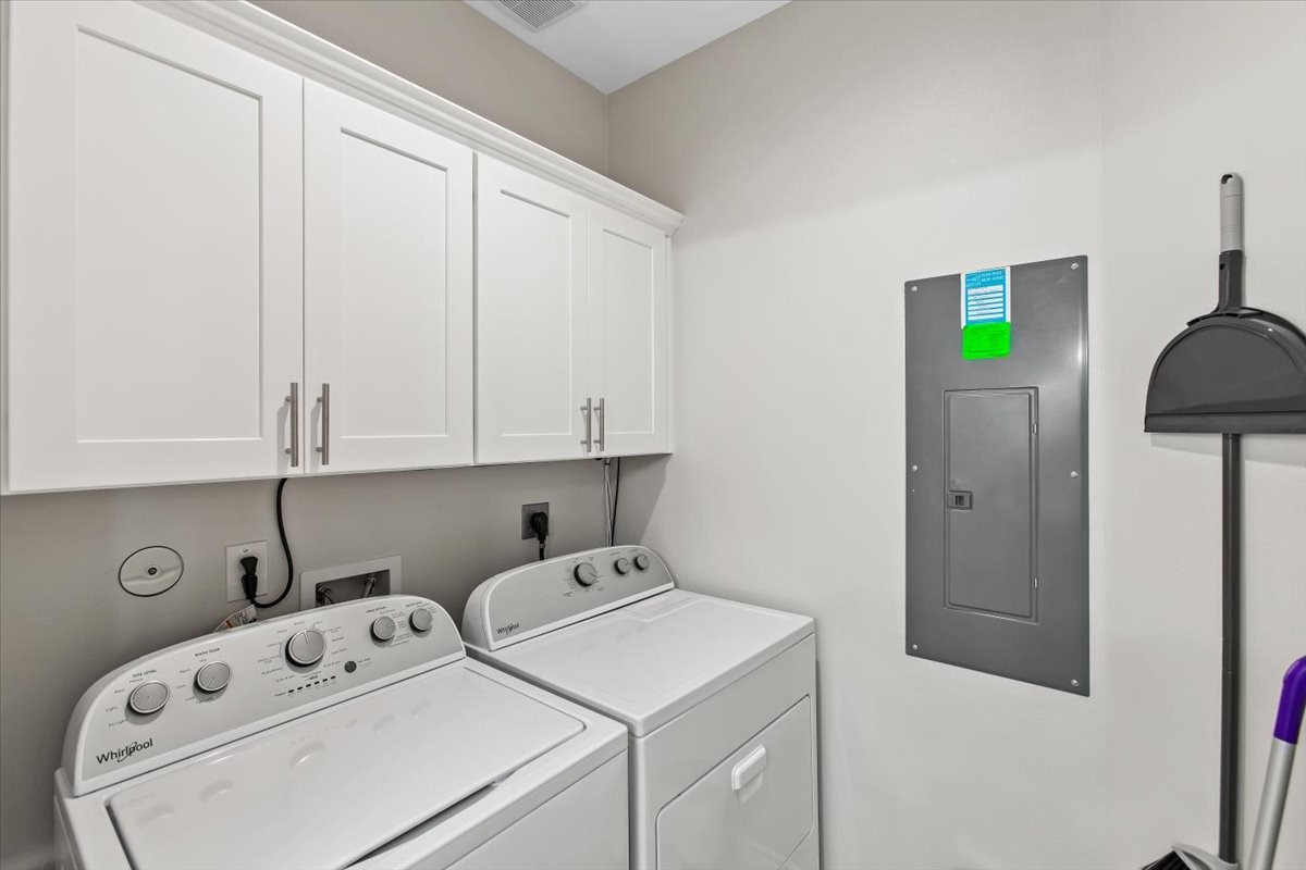 First floor laundry room.