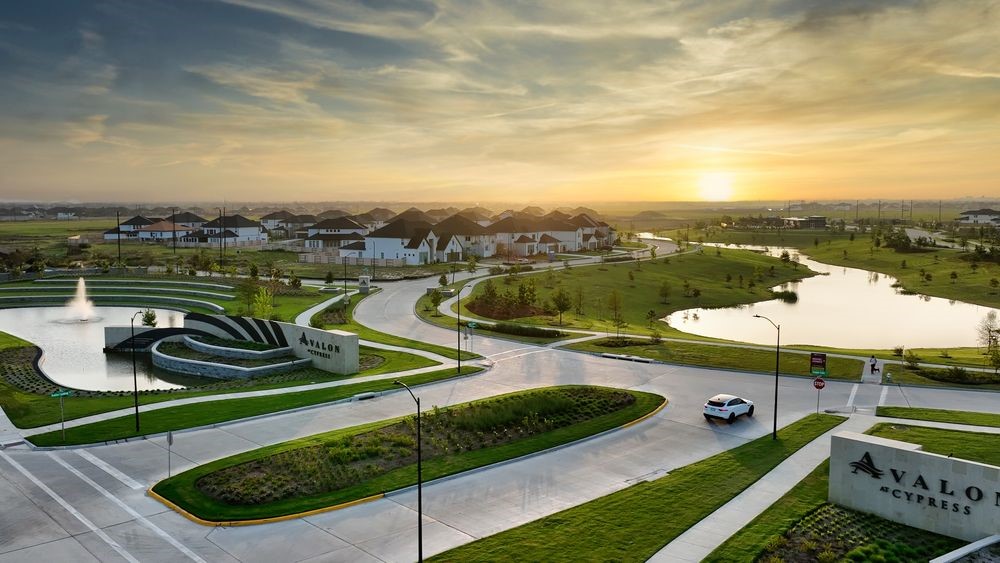 Avalon at Cypress Community Entrance