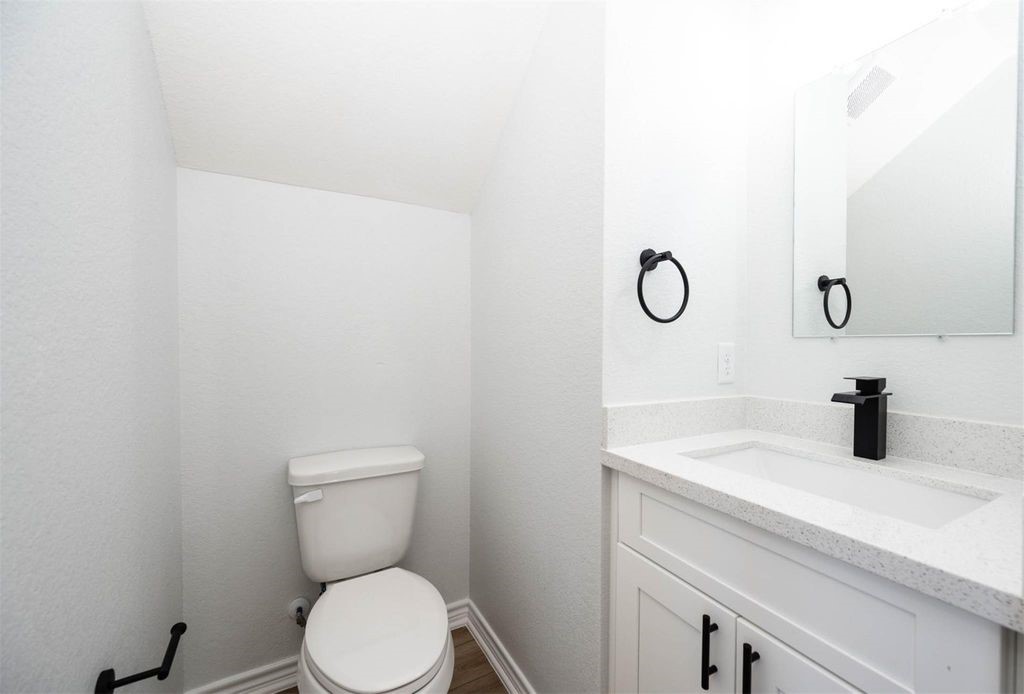 Downstairs half bath.