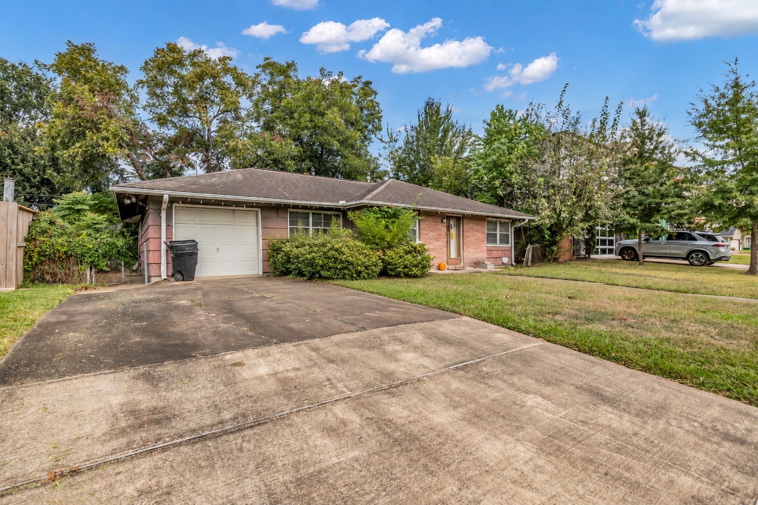 A wide driveway and generous street frontage offer room to design the home you have in mind. A wide driveway and generous street frontage offer room to design the home you have in mind.