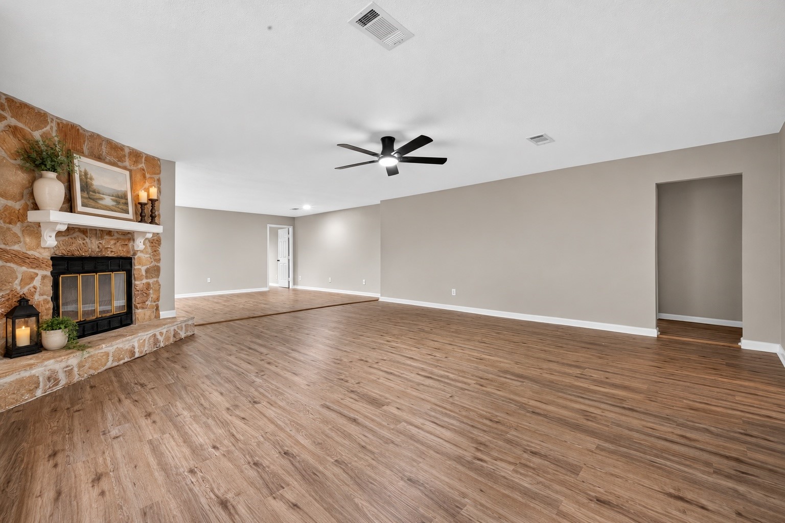 View from the corner of the 2nd  living room