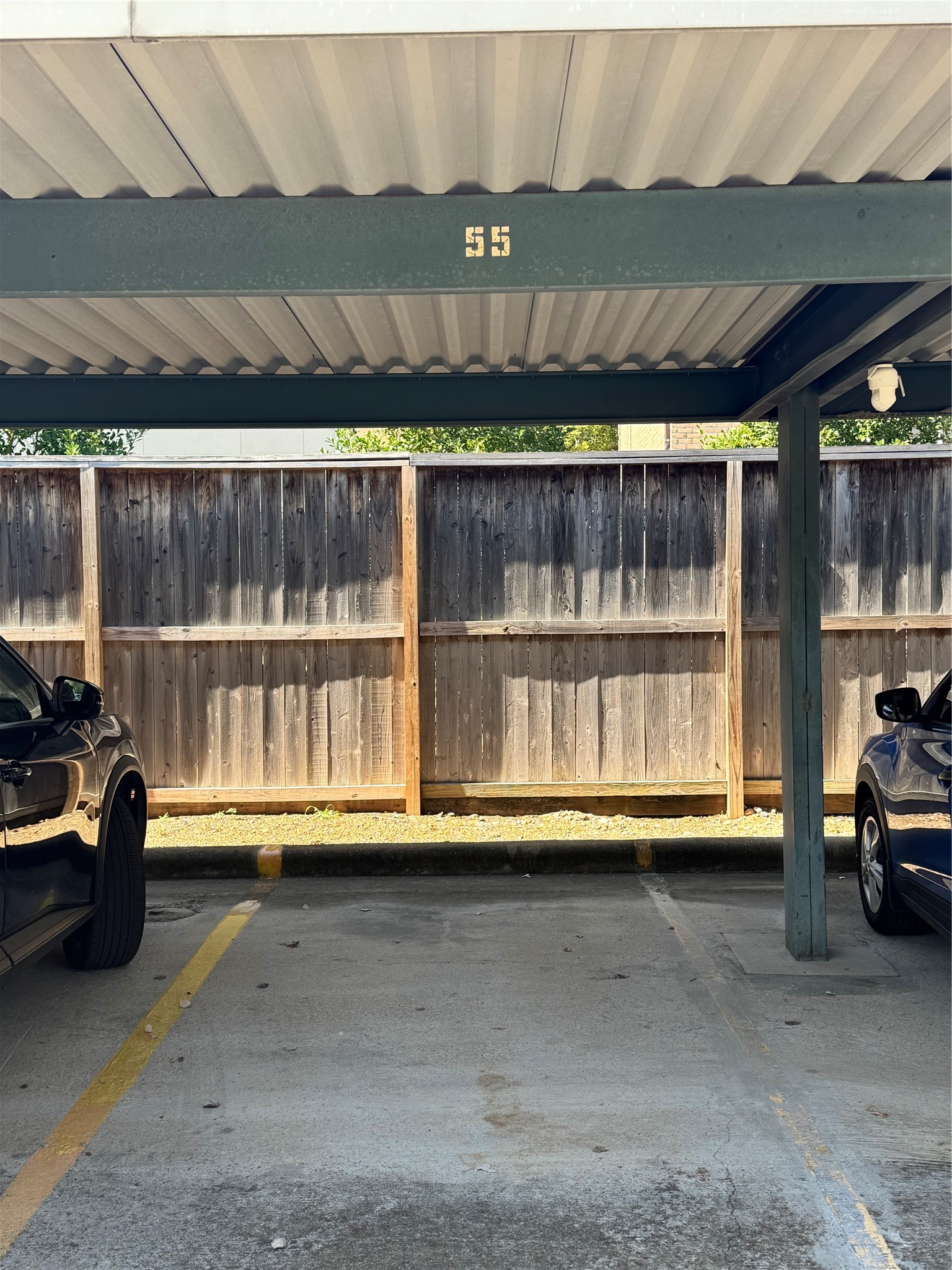 Reserved parking spot directly across from the unit.