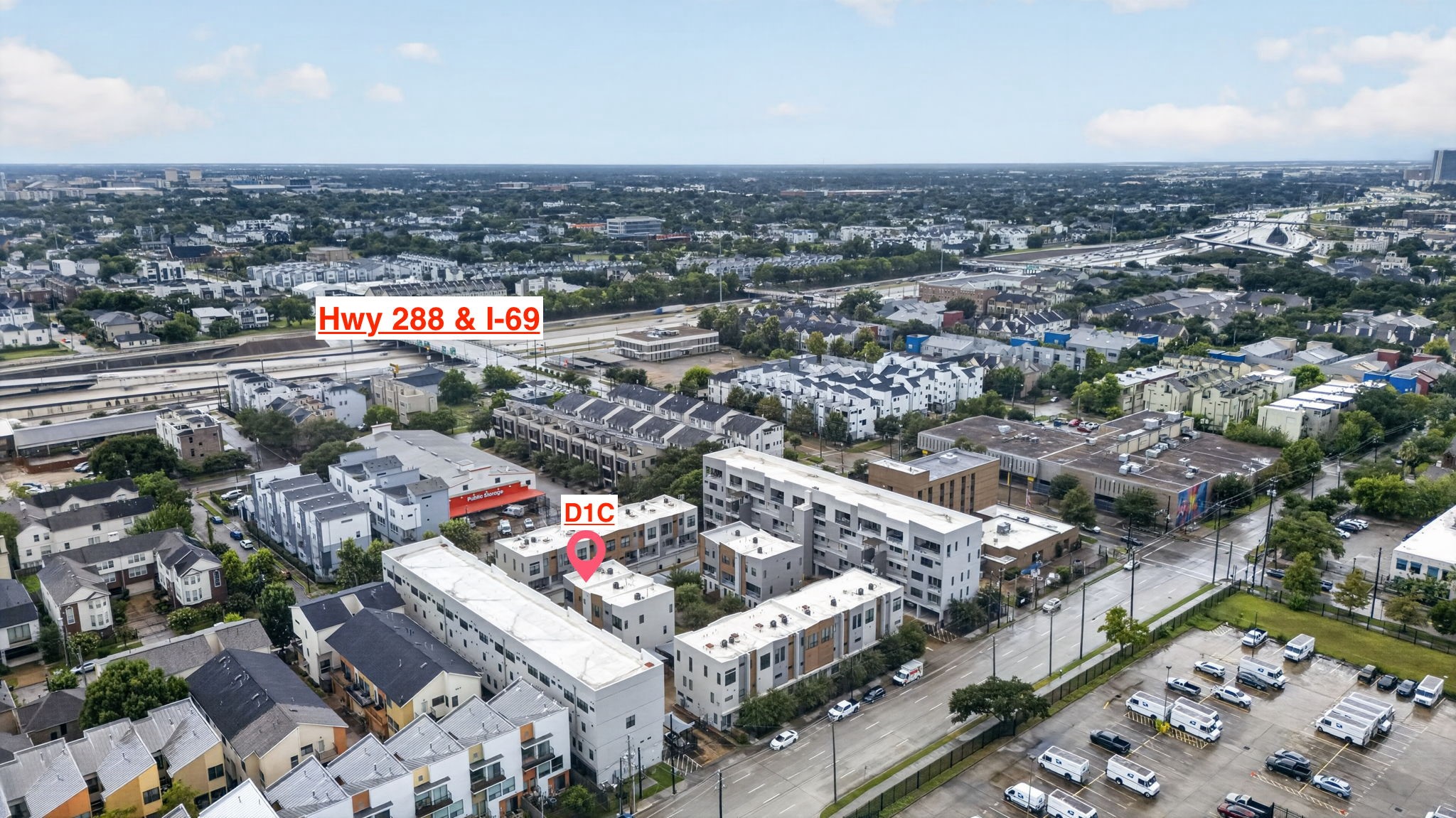 Parc at Midtown is centrally located to work centers and near highways for easy commute!
