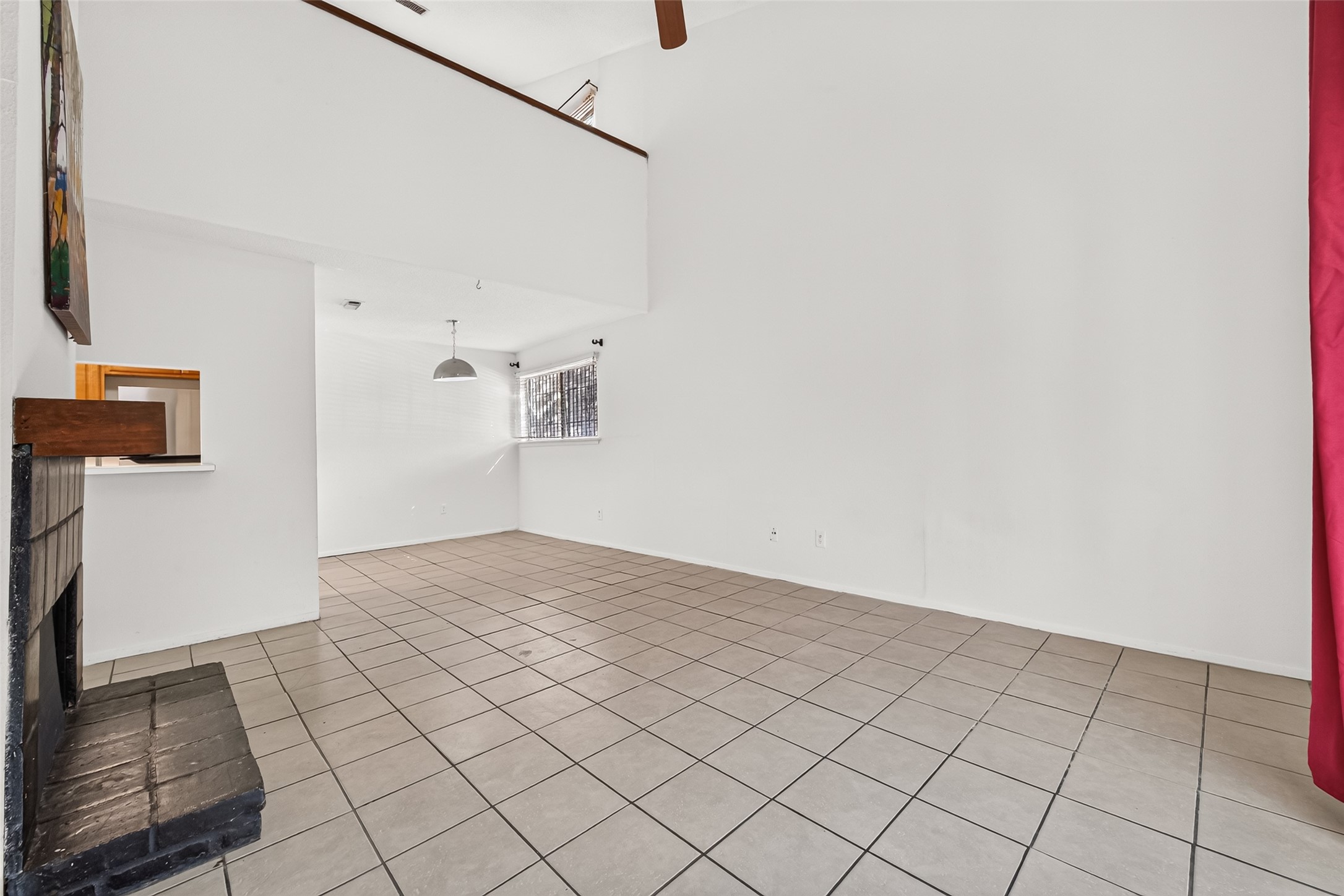 Another view of living /dining room.