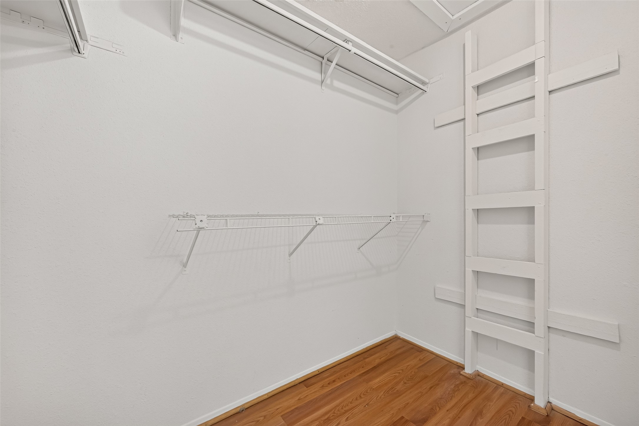 Another view of walk-in closet