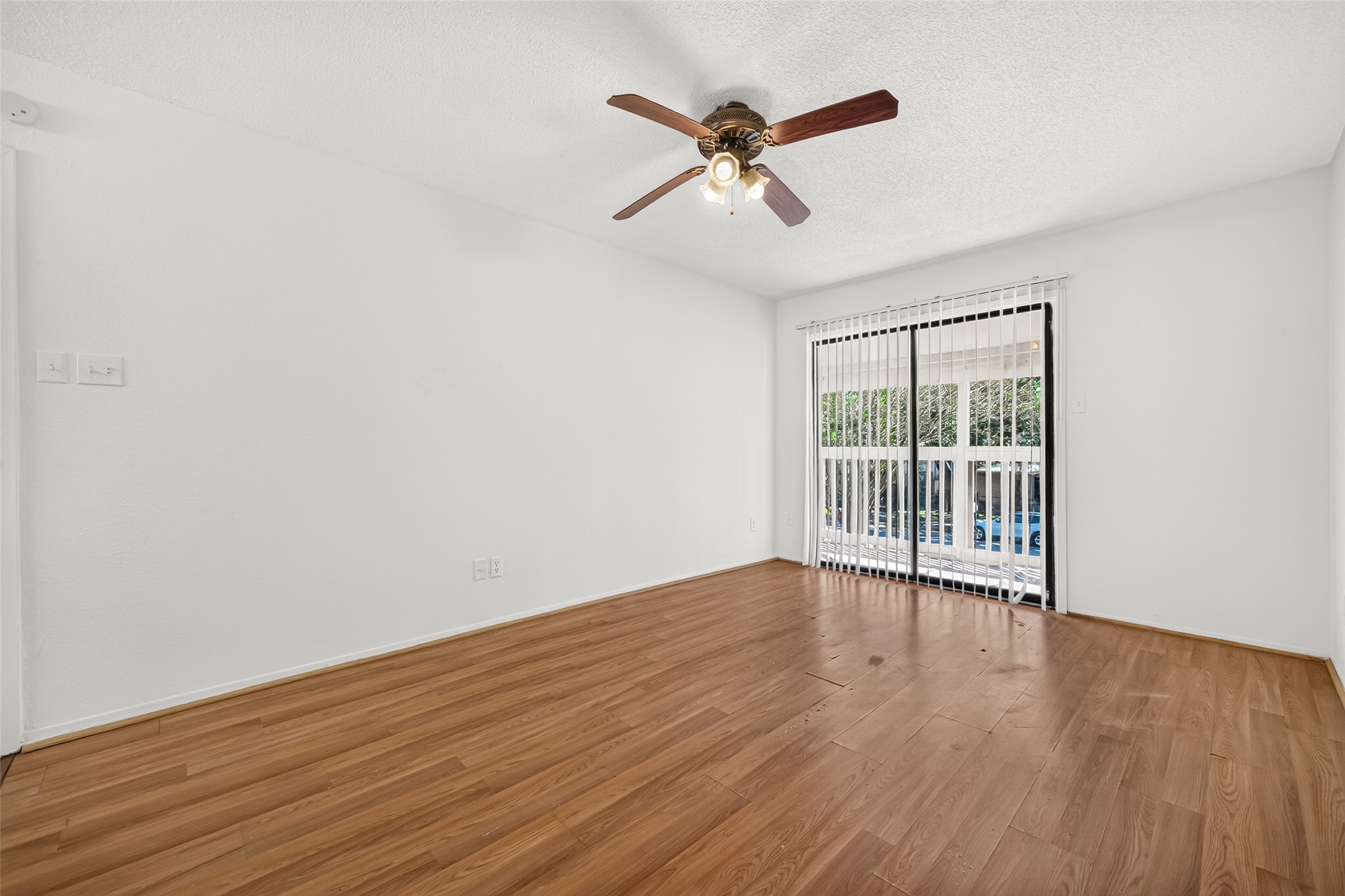 Another view of second bedroom leading to the very spacious balcony.