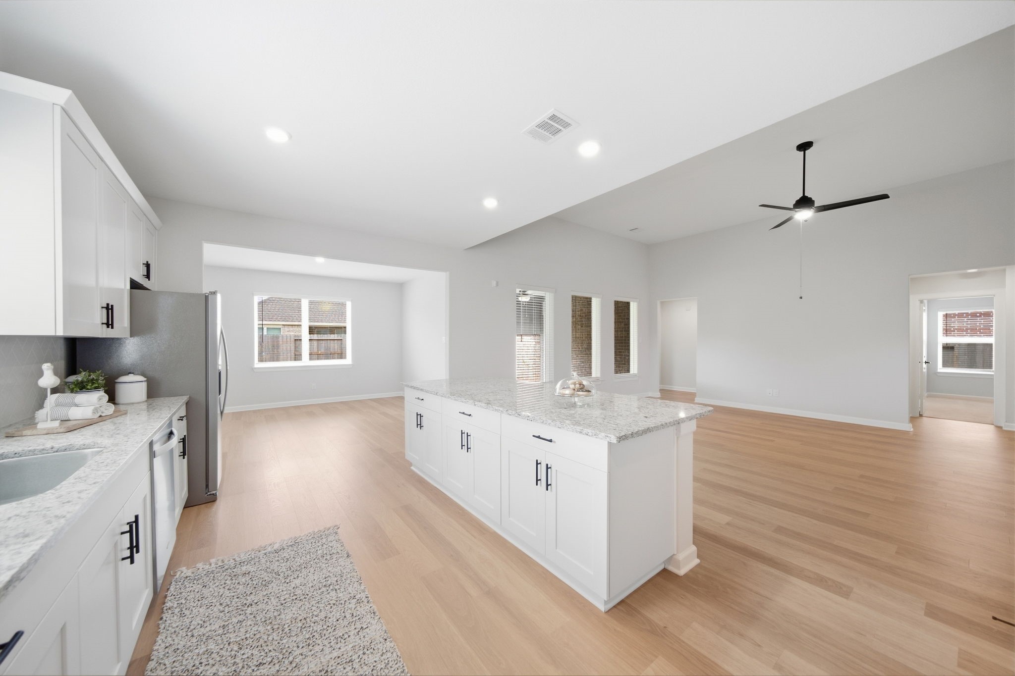 Kitchen open to living room Kitchen open to living room