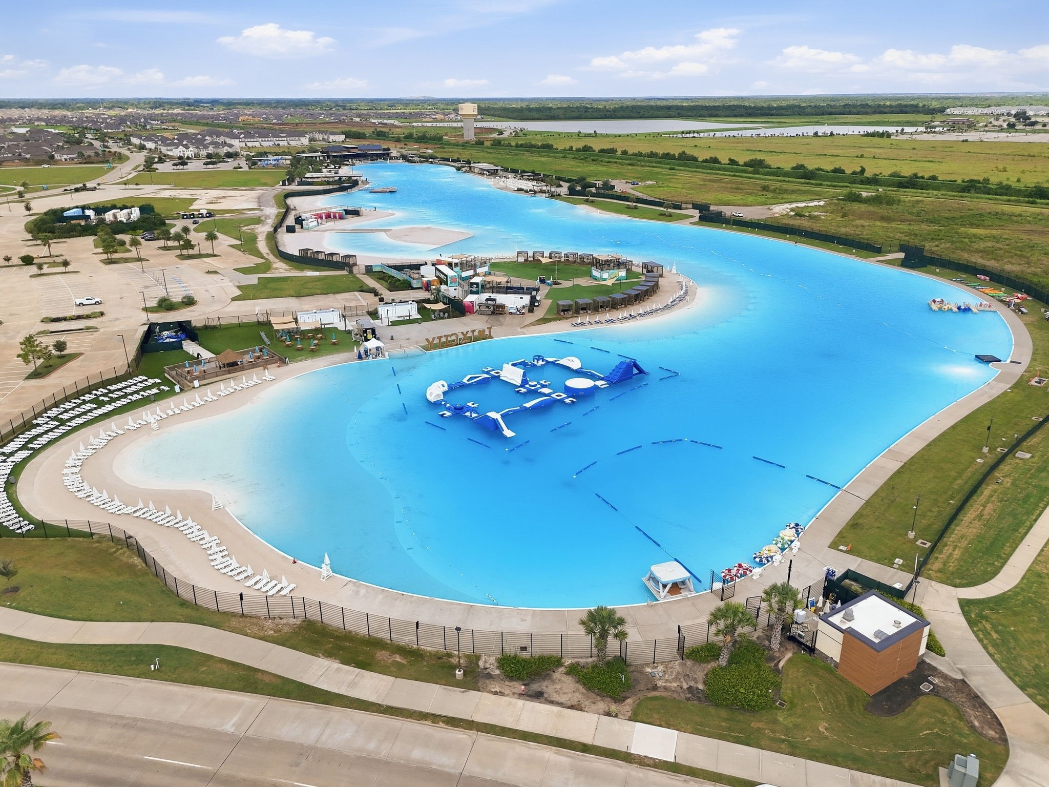 View of the Crystal Clear Lagoon