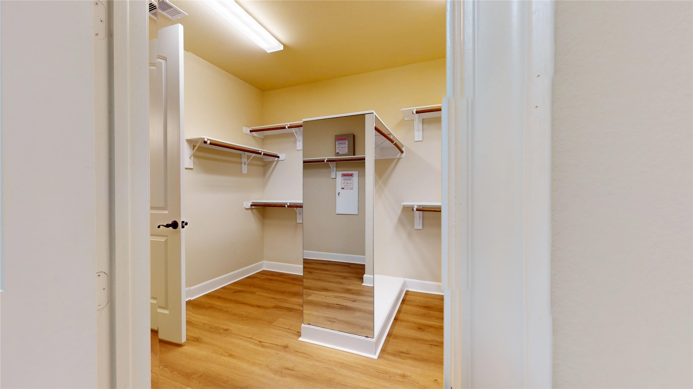 Large primary closet