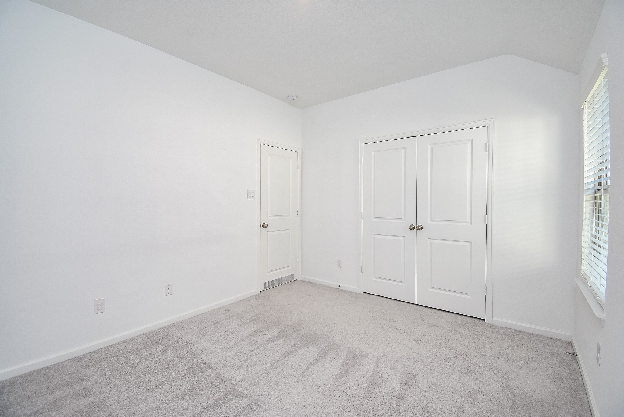 The bedrooms both have large closets