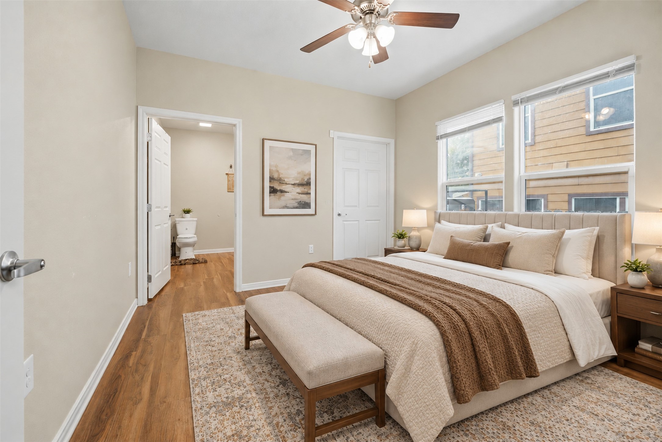 Primary Bedroom Virtually Staged