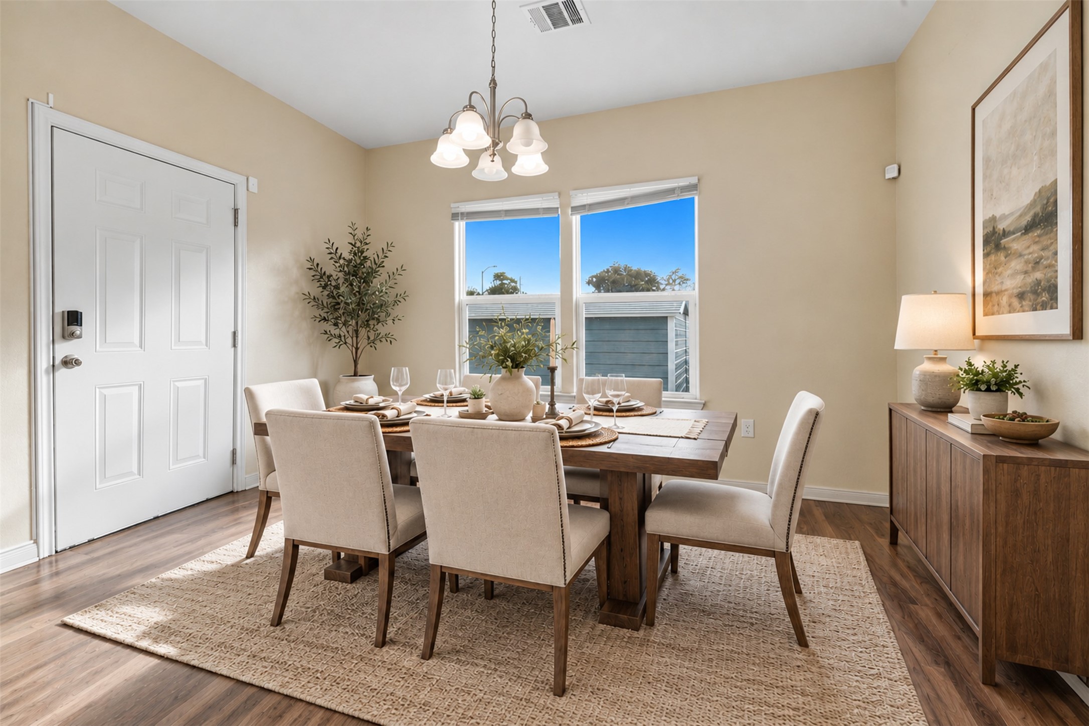 Family Room Virtually Staged