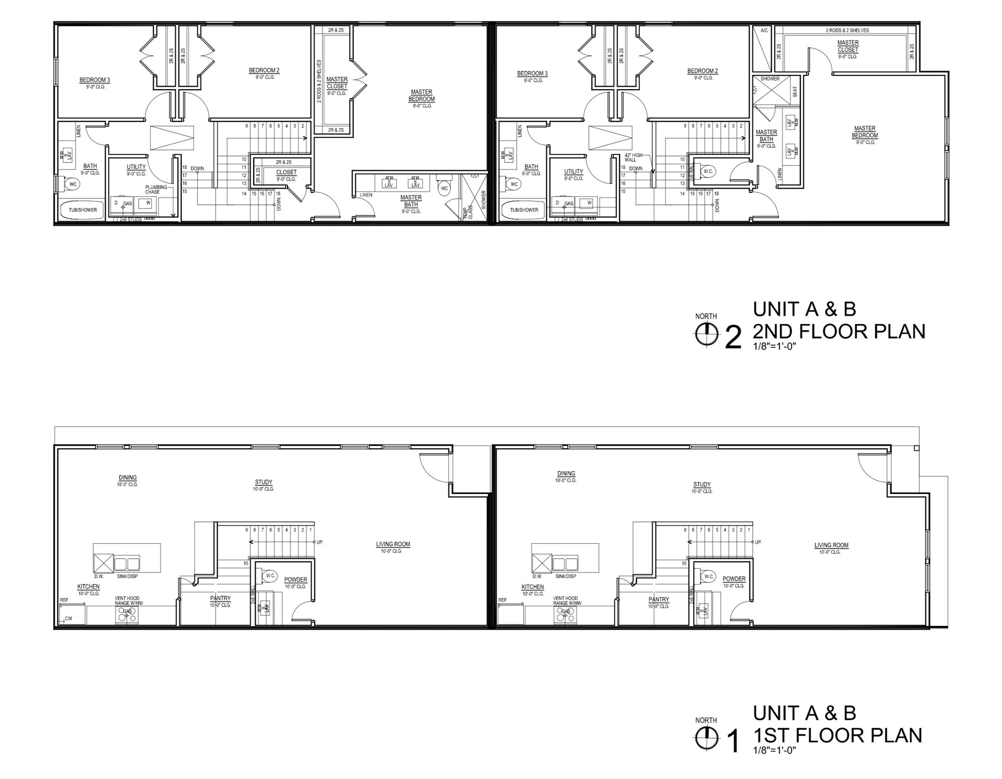 Floor plans.