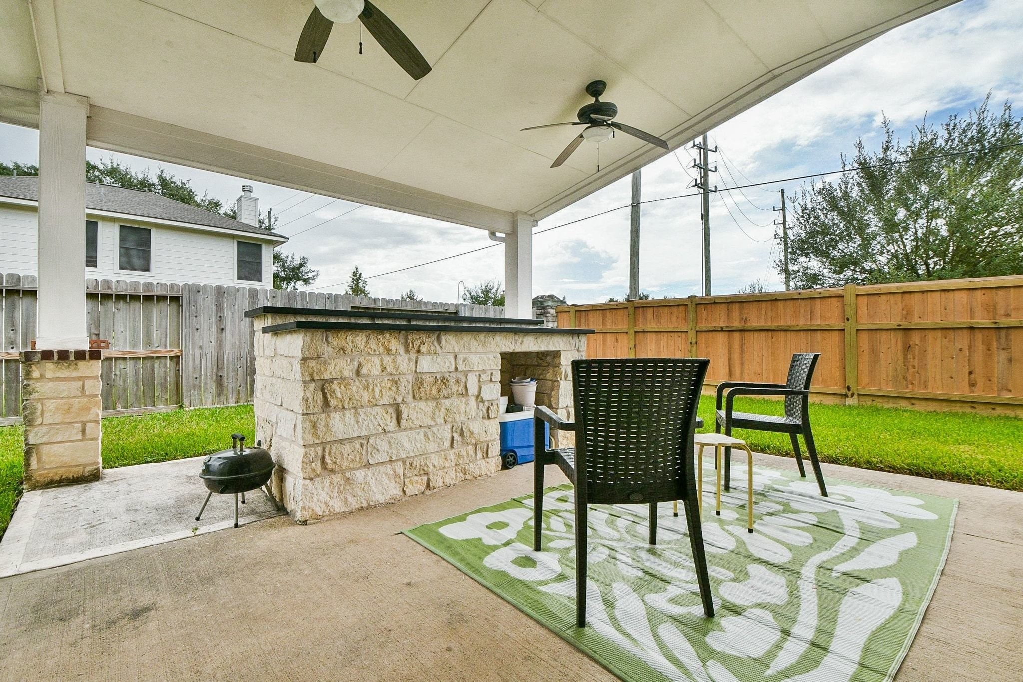 Backyard Patio with Island