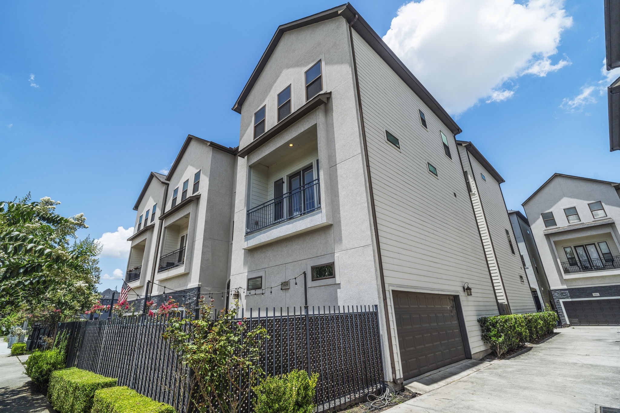 Beautiful three-story home in the heart of Houston Heights featuring an attached 2-car garage, all just blocks from the Hike & Bike Trail and popular shops and restaurants.