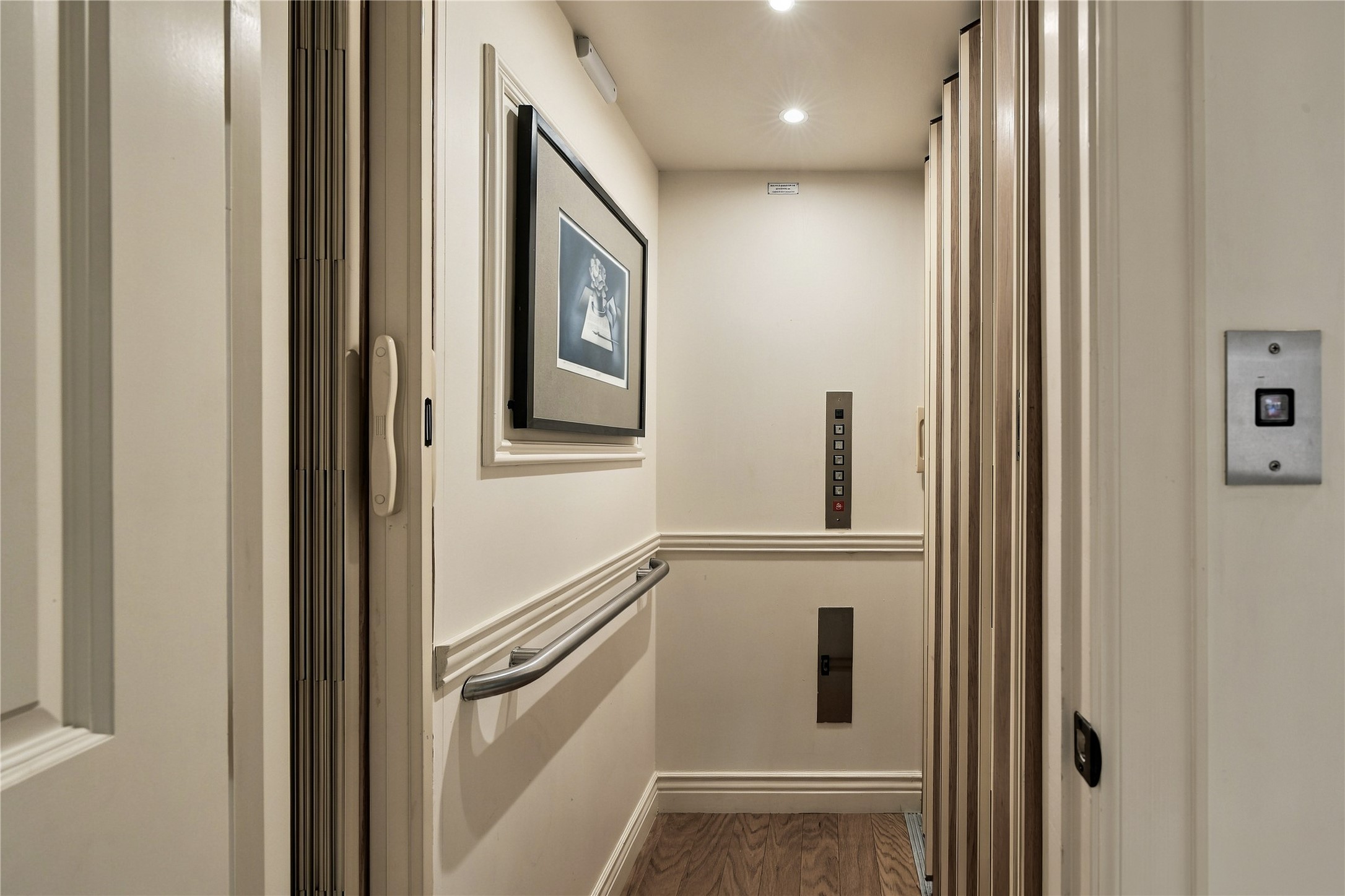 Four levels are made easy with a private elevator, connecting everything from the guest suites below to the rooftop level above.