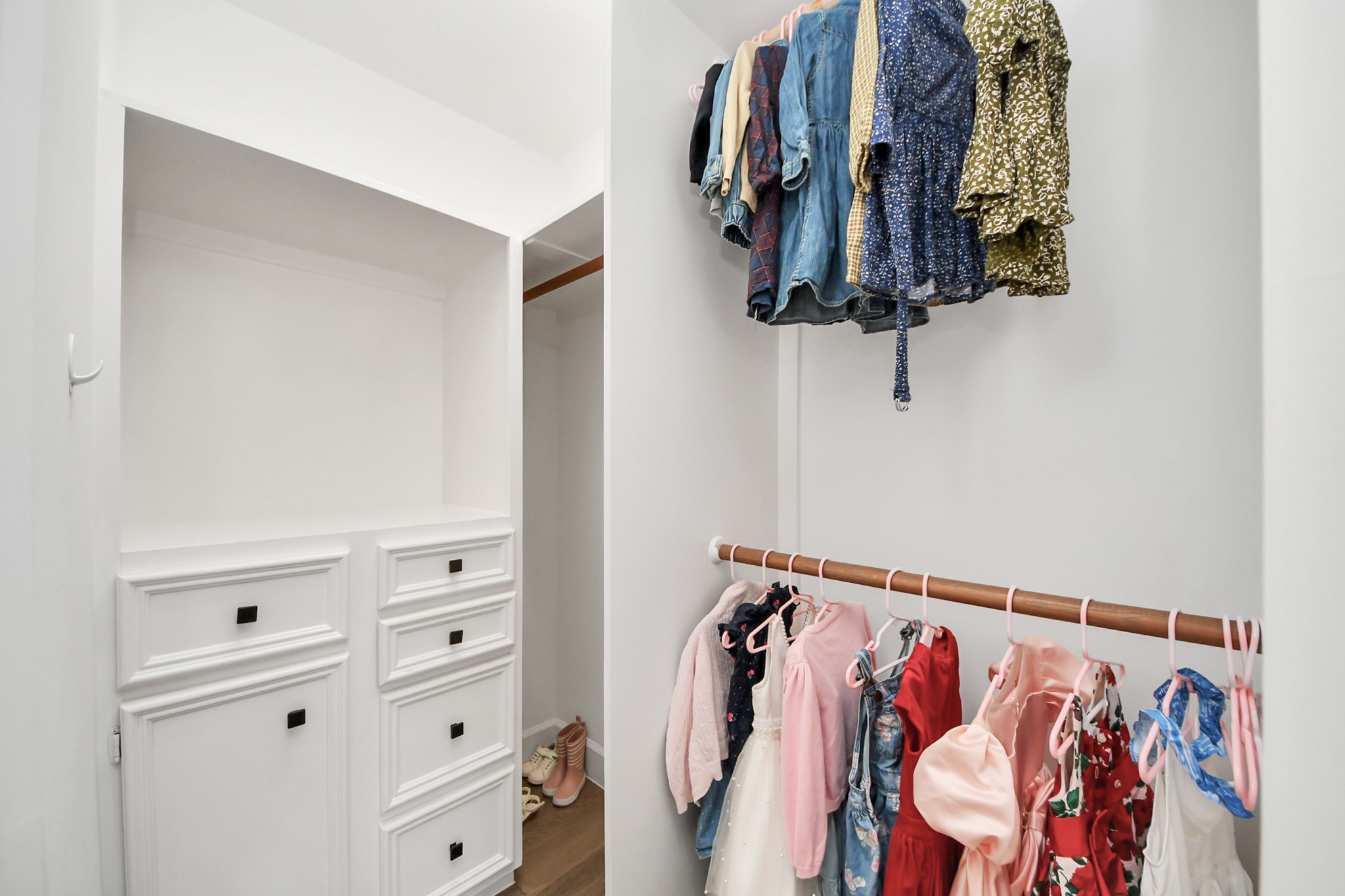 Spacious walk-in closets in all secondary bedrooms.
